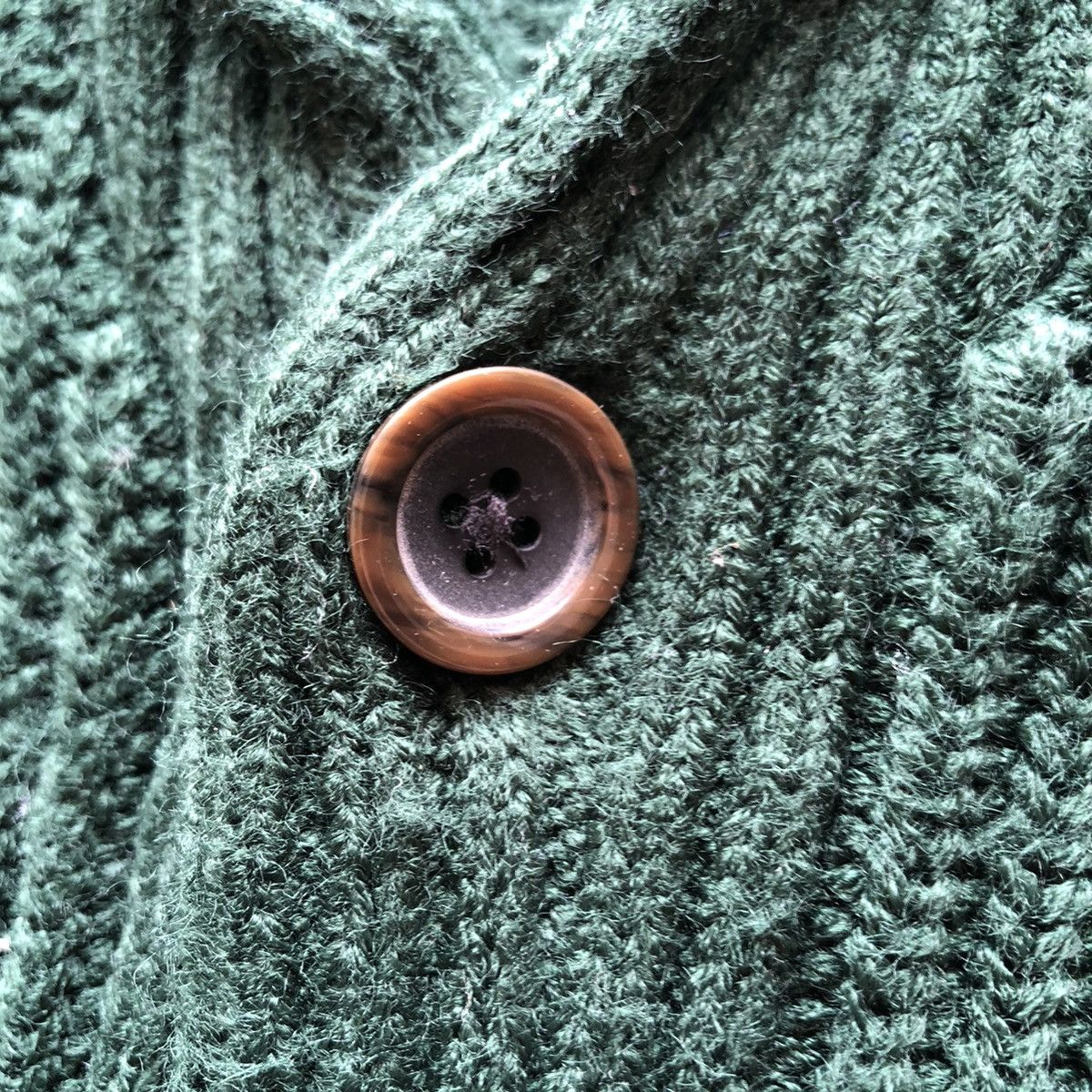 Japanese Brand Vintage Knit Shawl Collar Natural Story Authentic Garment Size US L / EU 52-54 / 3 - 9 Thumbnail