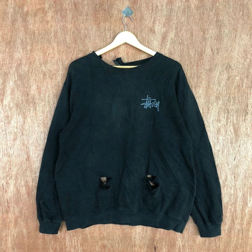 Stussy 90s Stussy Big Dragon distressed thrased Sweatshirt #H327 DL Size US M / EU 48-50 / 2 - 6 Thumbnail