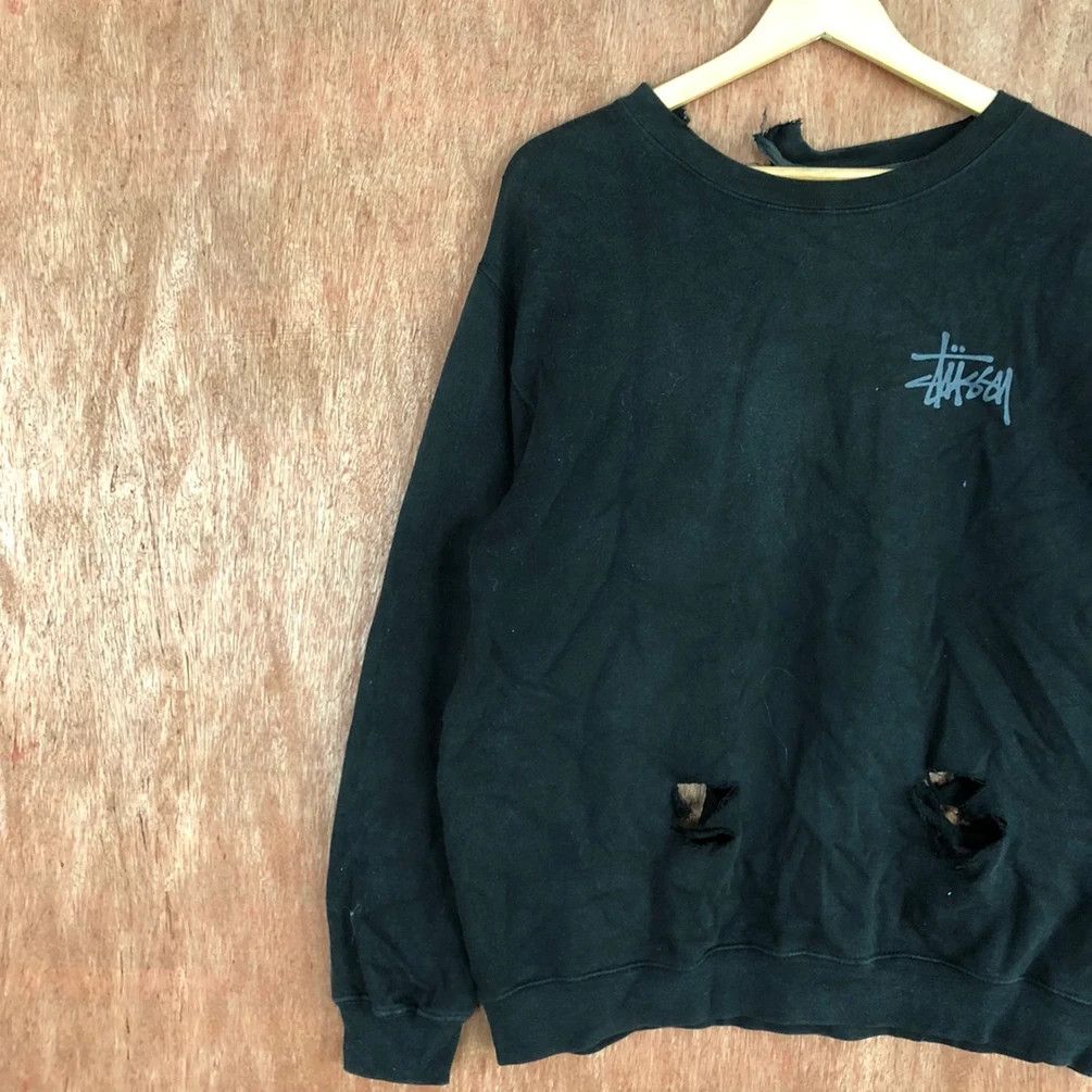 Stussy 90s Stussy Big Dragon distressed thrased Sweatshirt #H327 DL Size US M / EU 48-50 / 2 - 12 Thumbnail