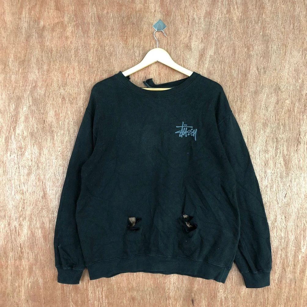 Stussy 90s Stussy Big Dragon distressed thrased Sweatshirt #H327 DL Size US M / EU 48-50 / 2 - 8 Thumbnail