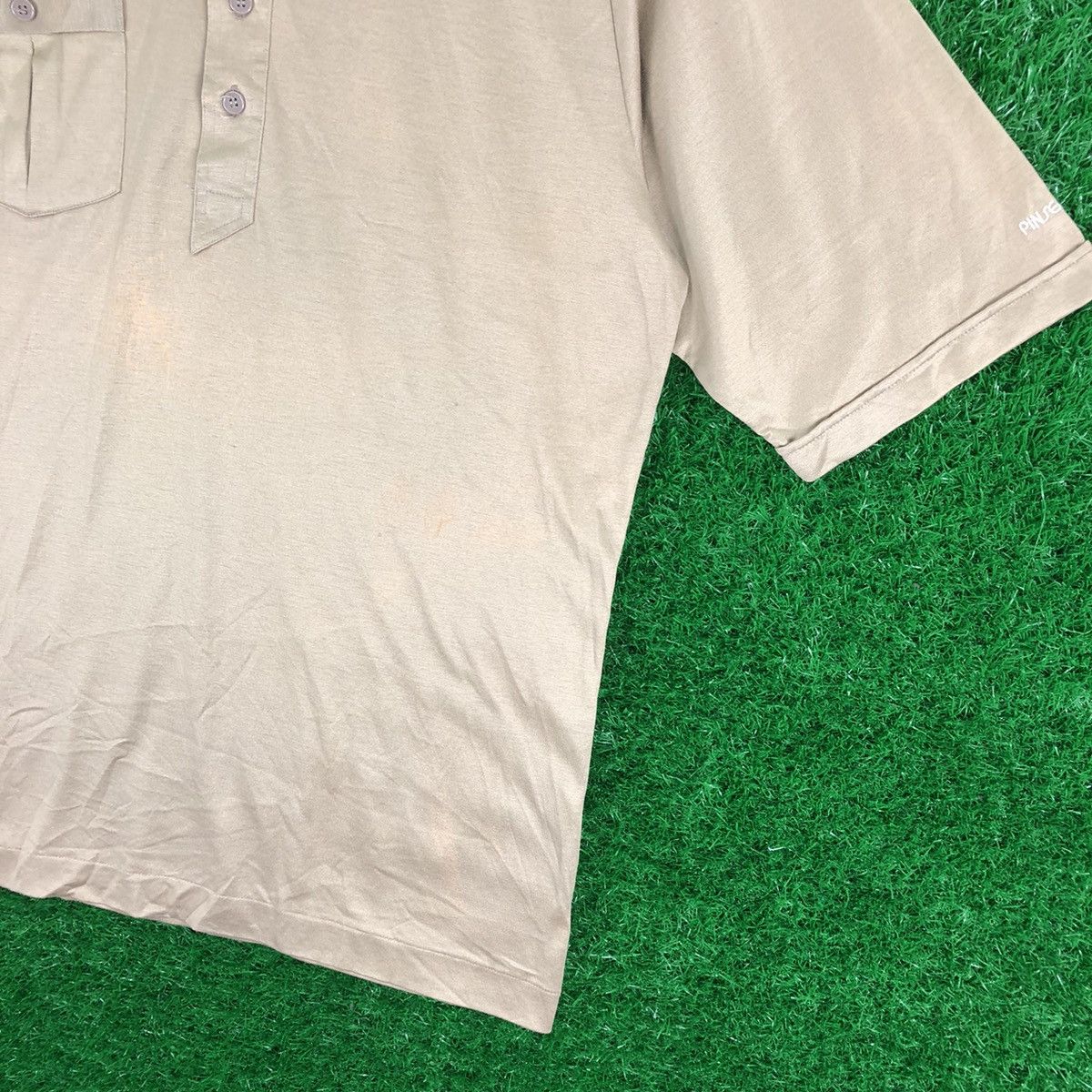 Japanese Brand Vintage 80's Polo T-Shirt Single Pocket by Pinseeker Size US M / EU 48-50 / 2 - 3 Thumbnail