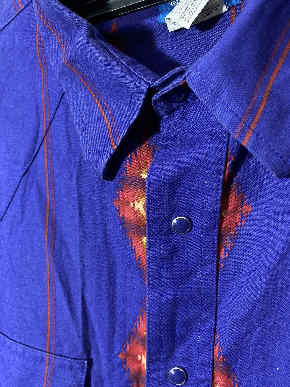 Japanese Brand × Wrangler wrangler western shirt navajo button ups Size US XXL / EU 58 / 5 - 5 Thumbnail