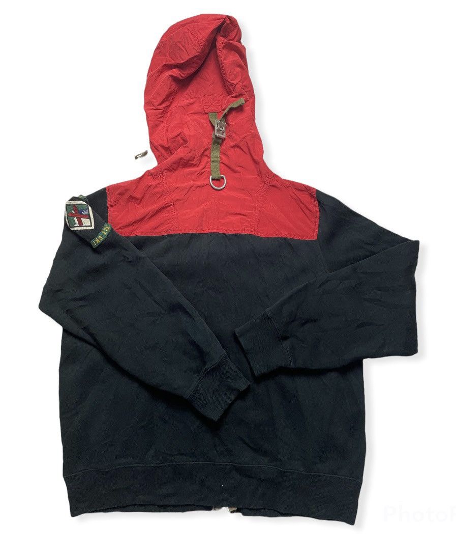 Rugby Ralph Lauren × Vintage Vintage Ralph Lauren Rugby Hooded Sweatshirts Size US XL / EU 56 / 4 - 2 Thumbnail