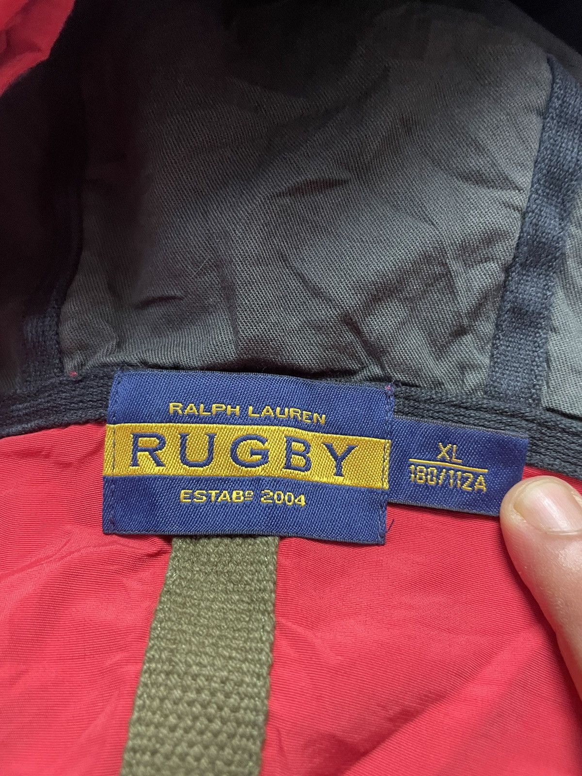Rugby Ralph Lauren × Vintage Vintage Ralph Lauren Rugby Hooded Sweatshirts Size US XL / EU 56 / 4 - 3 Thumbnail