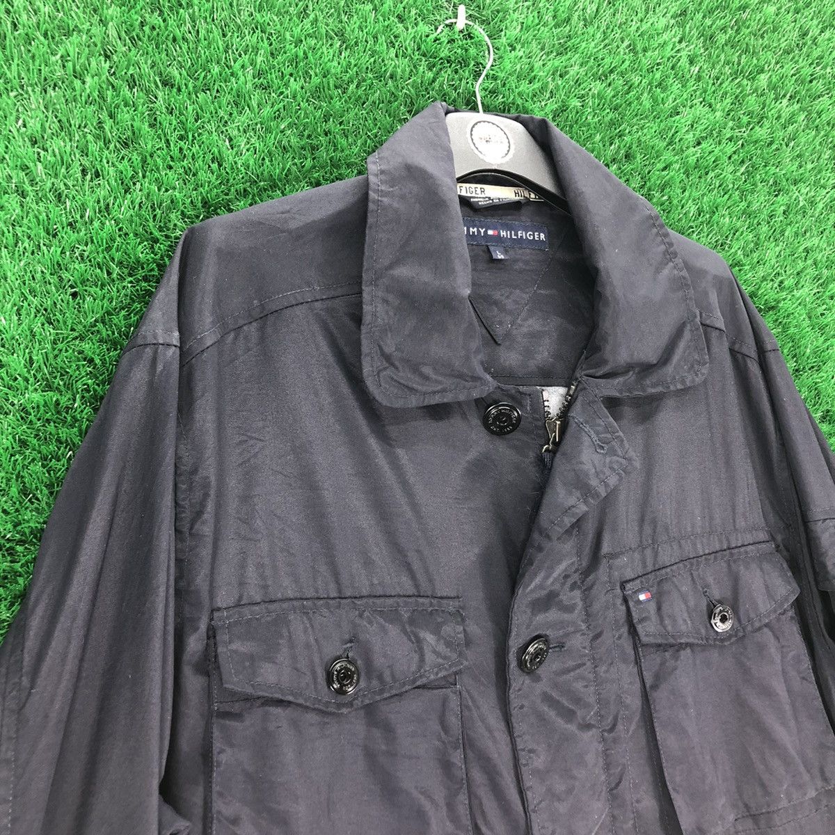 Tommy Hilfiger Vintage Tommy Hilfiger M65 Field Jacket Nylon Size US XXL / EU 58 / 5 - 2 Thumbnail