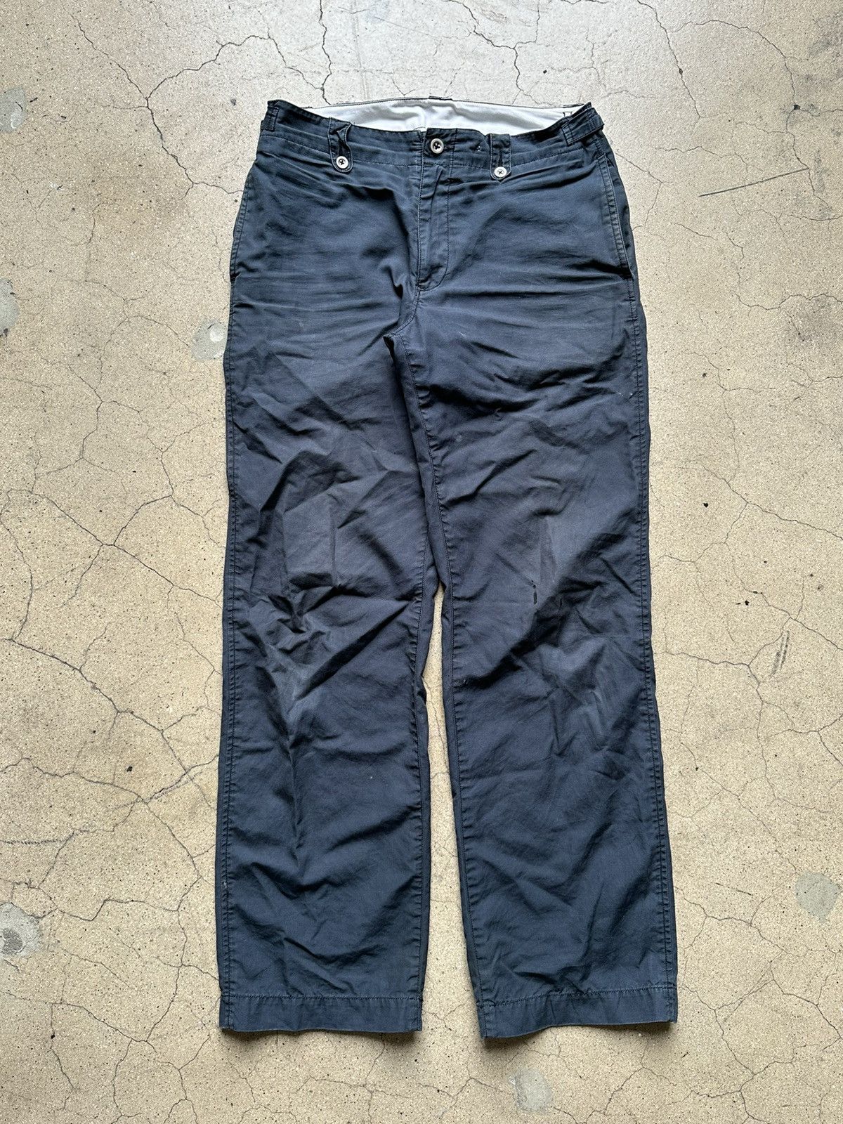 Margaret Howell Margaret Howel Navy Casual Pant light thrashing Size US 29 - 1 Thumbnail