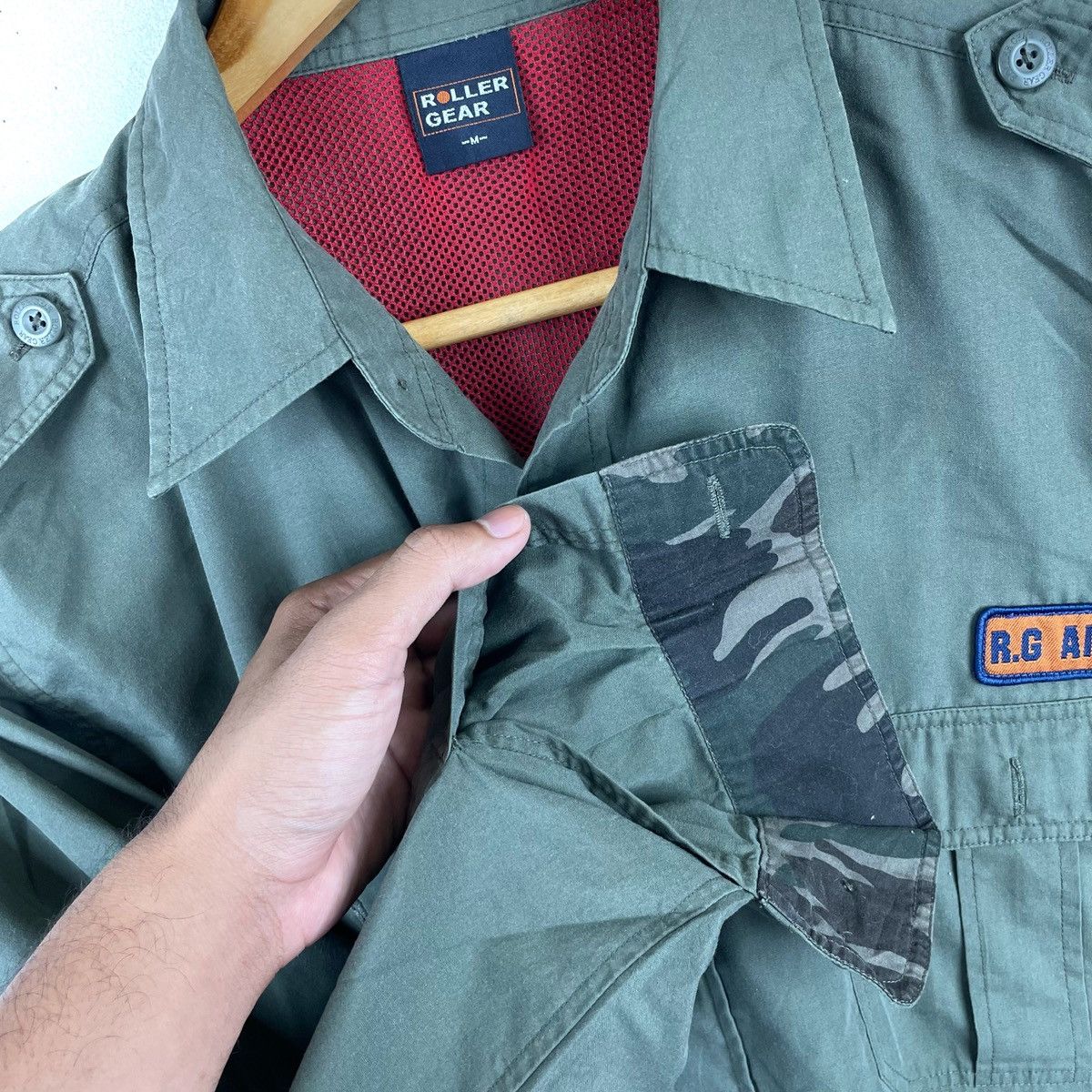 Vintage Vintage Airforce Military Style Double Pocket Shirt Size US M / EU 48-50 / 2 - 4 Thumbnail