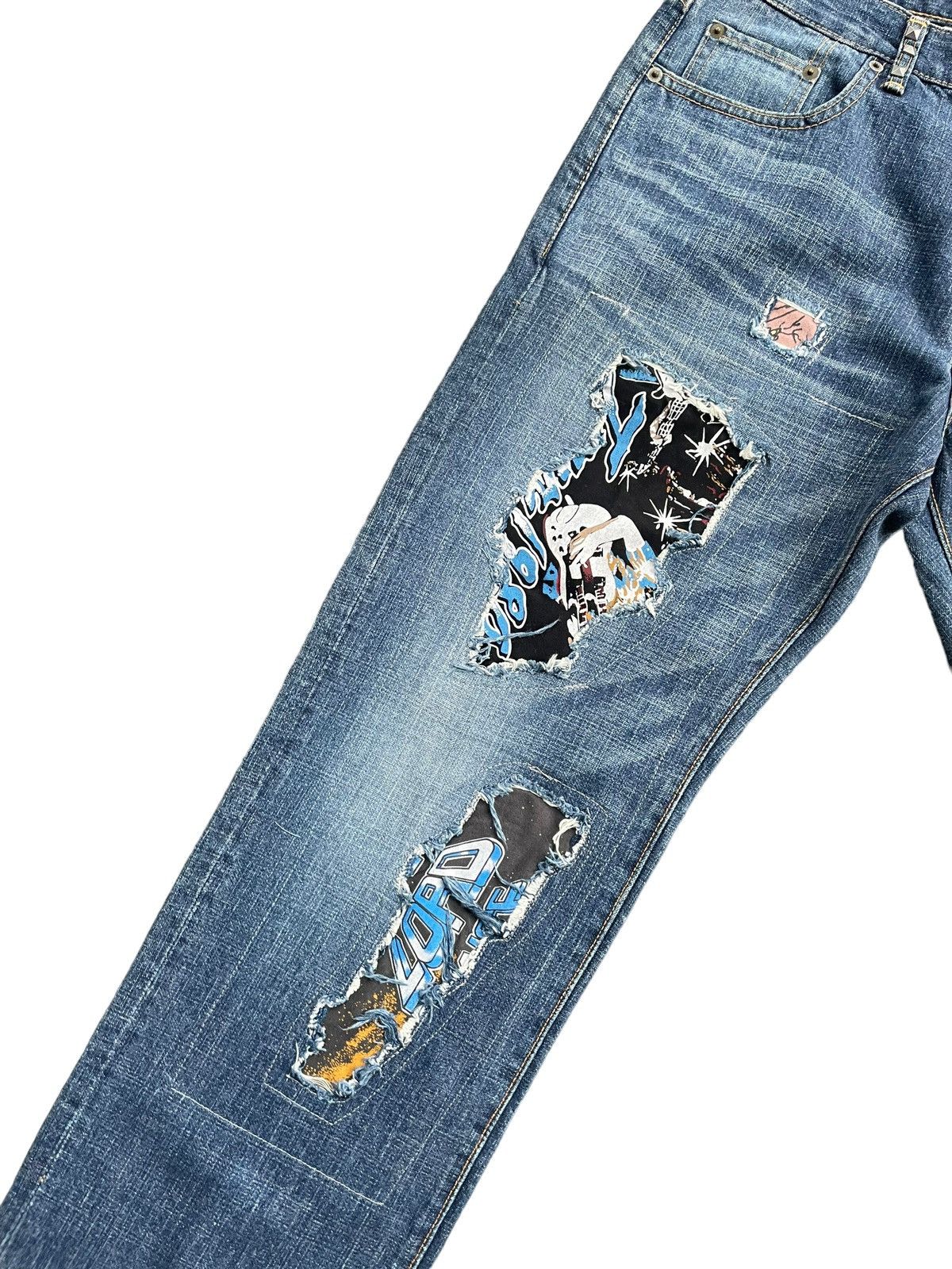 Japanese Brand Ally & Dia Custom Denim Size US 33 - 4 Thumbnail