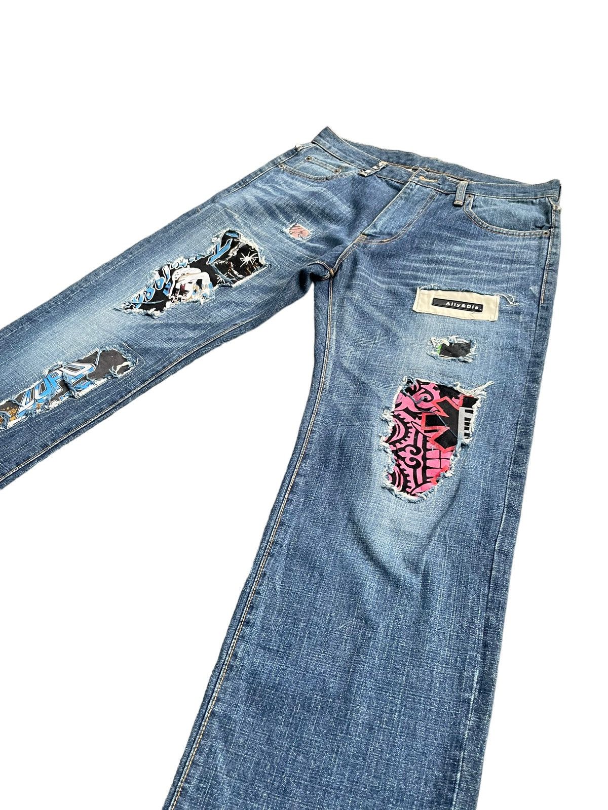 Japanese Brand Ally & Dia Custom Denim Size US 33 - 2 Thumbnail