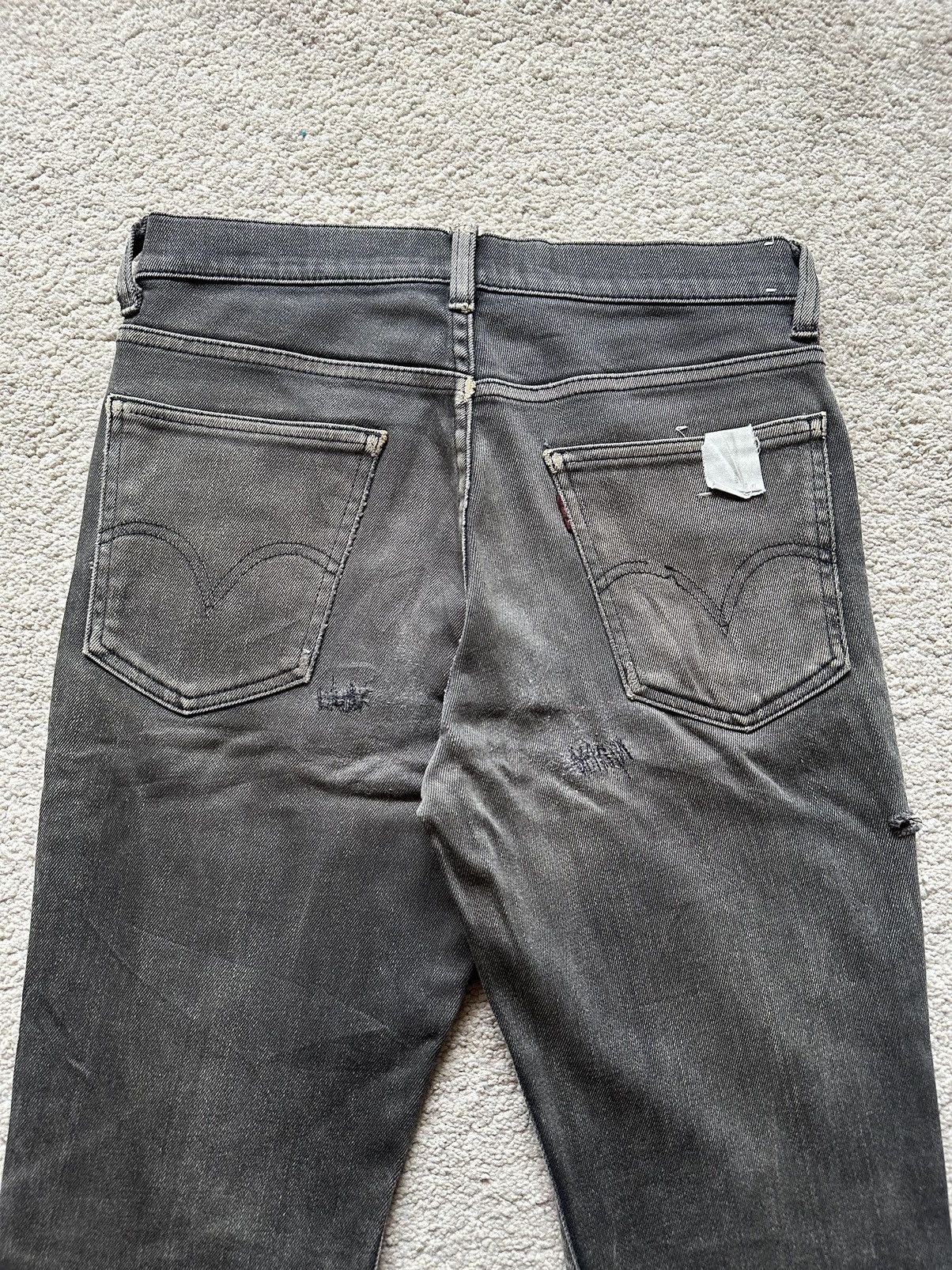 Levi's Vintage Clothing N.Hollywood LVC Distressed Black Faded Jeans Size US 29 - 11 Thumbnail
