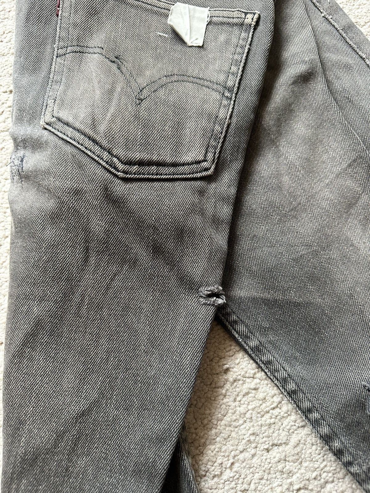 Levi's Vintage Clothing N.Hollywood LVC Distressed Black Faded Jeans Size US 29 - 8 Thumbnail