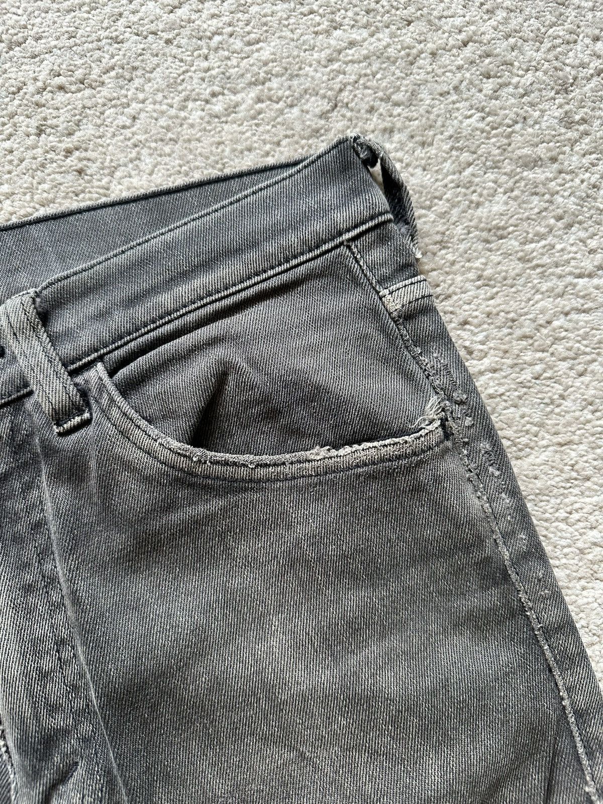 Levi's Vintage Clothing N.Hollywood LVC Distressed Black Faded Jeans Size US 29 - 4 Thumbnail