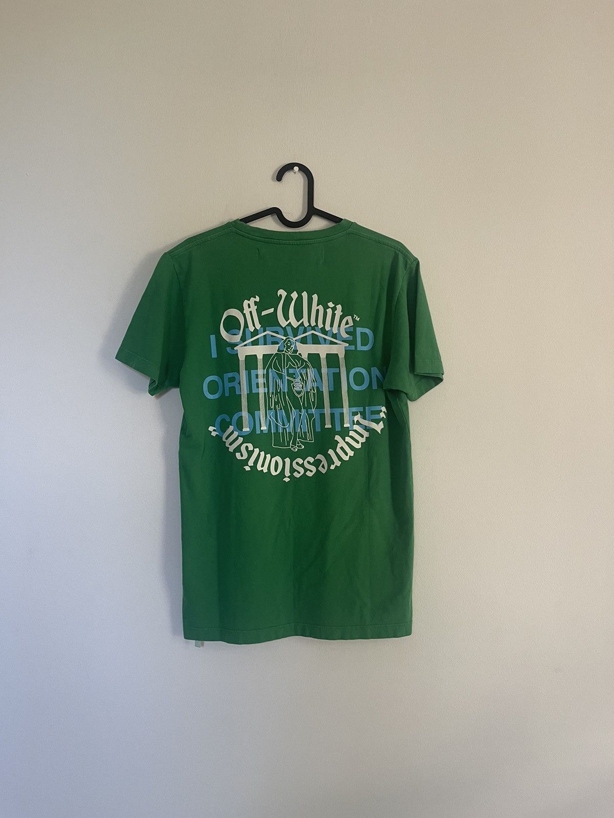 Off-White Off white Impressionism college green TEE brand new Size US XS / EU 42 / 0 - 2 Thumbnail