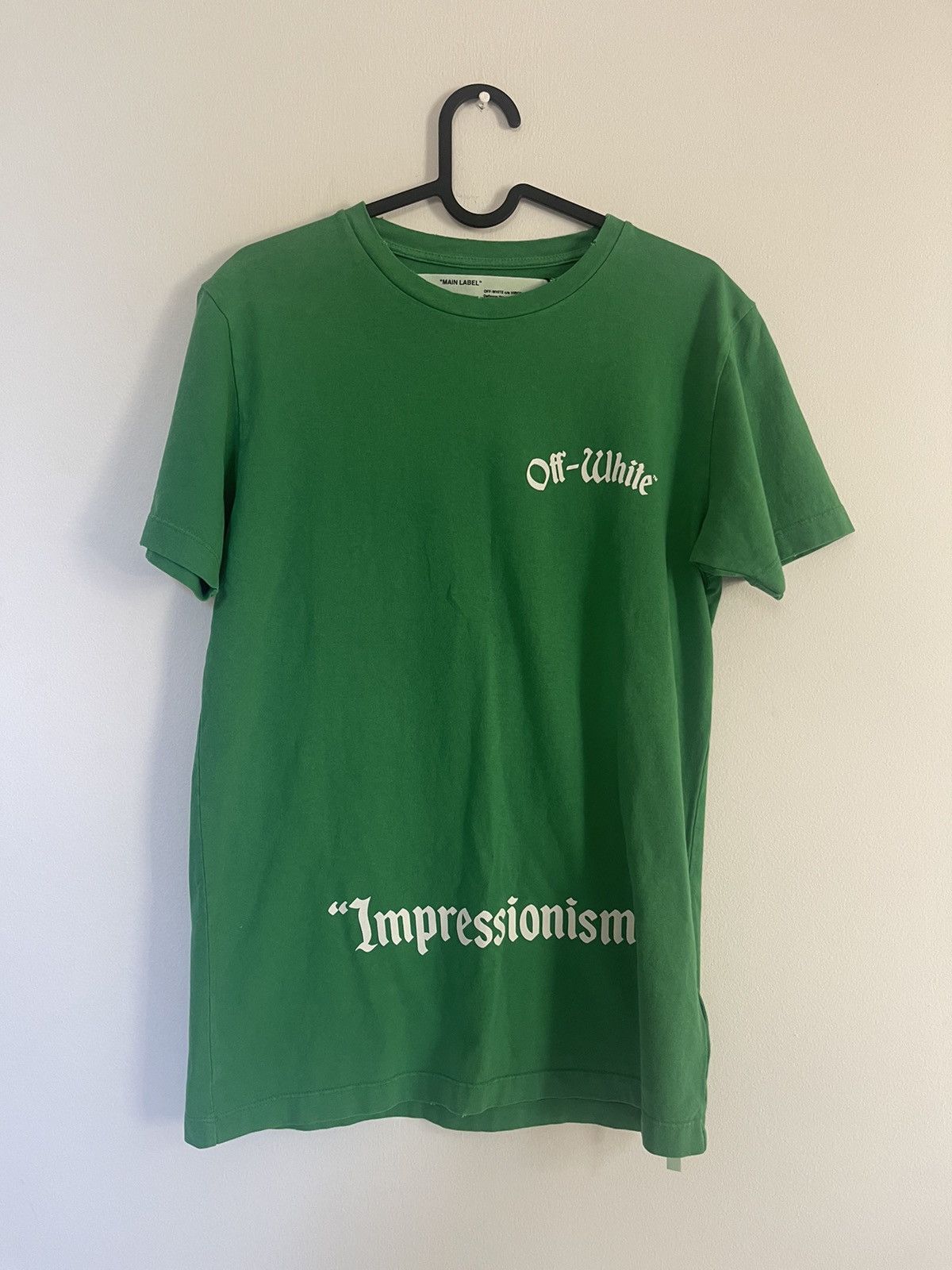 Off-White Off white Impressionism college green TEE brand new Size US XS / EU 42 / 0 - 5 Thumbnail