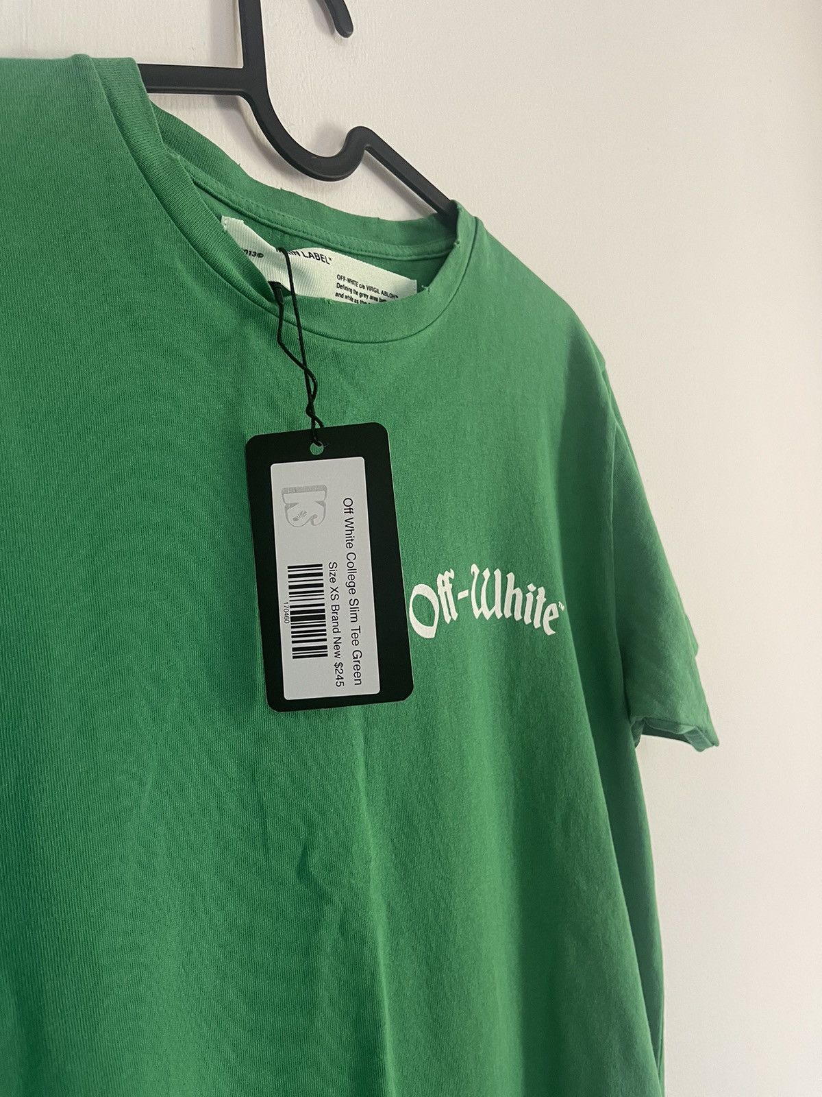 Off-White Off white Impressionism college green TEE brand new Size US XS / EU 42 / 0 - 3 Thumbnail