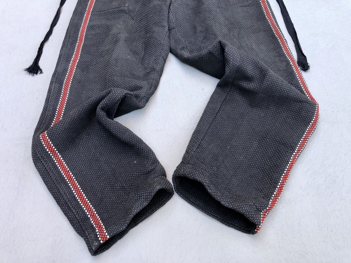 Japanese Brand × Vintage Samurai Kendo Fabric Custom Drawstring Heavy Pants Size US 34 / EU 50 - 5 Thumbnail