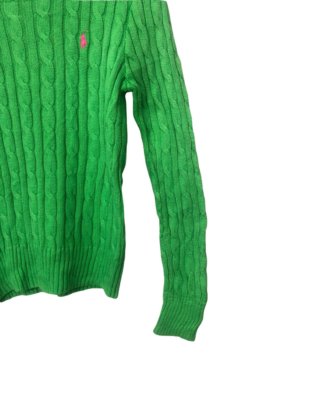 Aran Isles Knitwear × Ralph Lauren Vintage Ralph Lauren Embroidery Small Logo Knitwear Jumper Size XS / US 0-2 / IT 36-38 - 2 Thumbnail