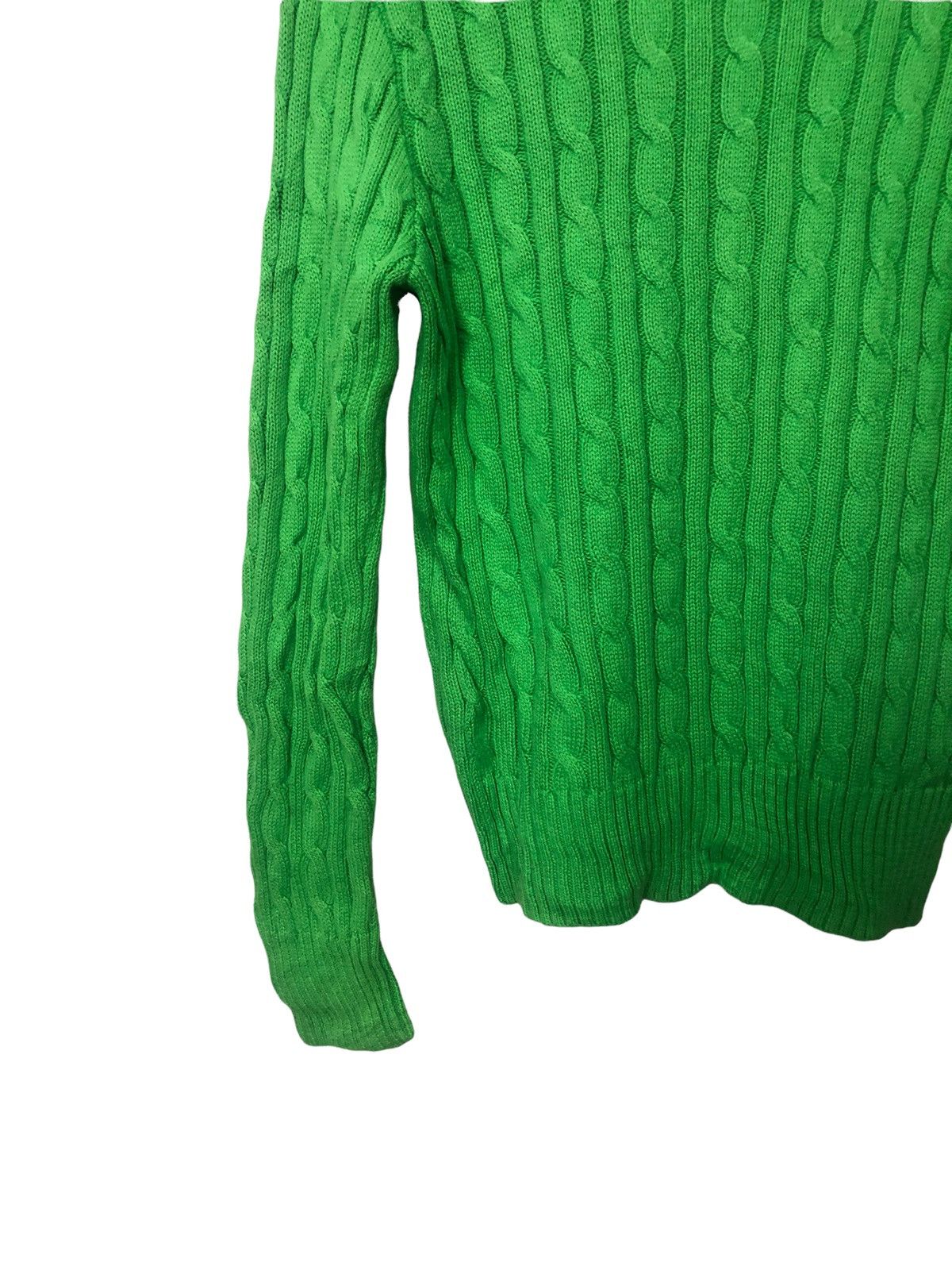 Aran Isles Knitwear × Ralph Lauren Vintage Ralph Lauren Embroidery Small Logo Knitwear Jumper Size XS / US 0-2 / IT 36-38 - 7 Thumbnail