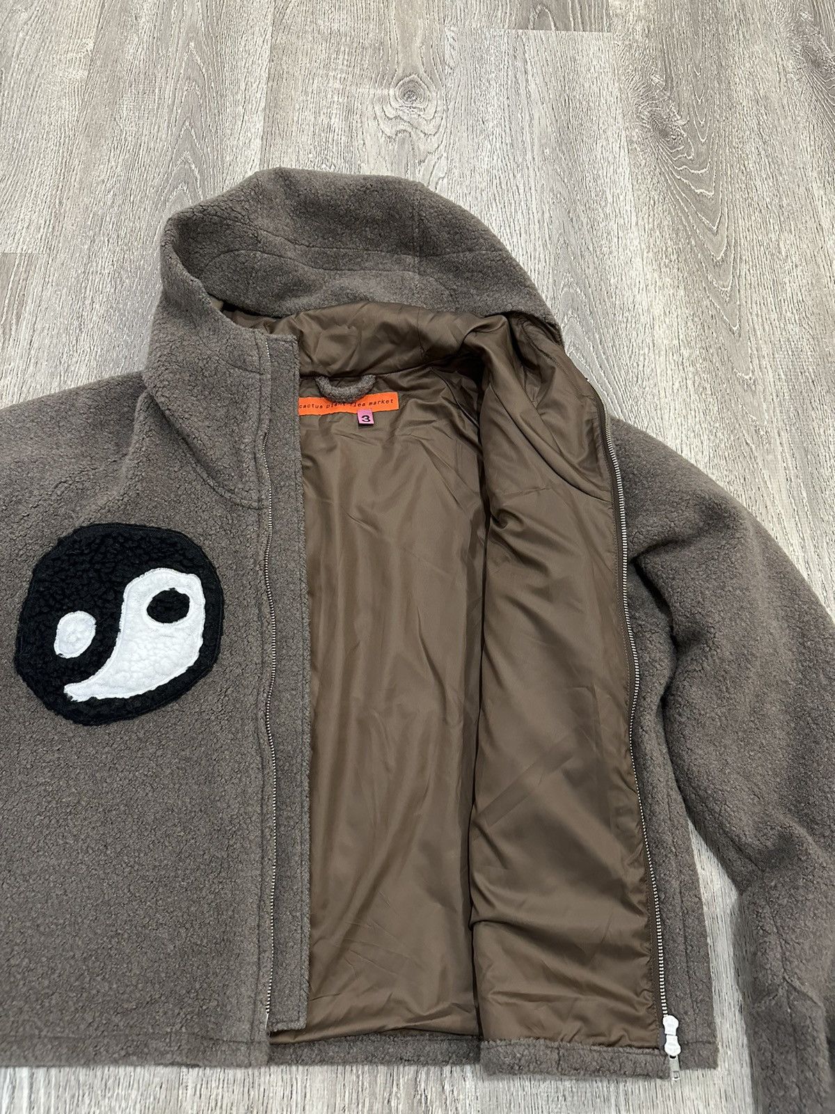 Cactus Plant Flea Market Cactus Plant Flea Market Fuzzy Balance Brown Jacket Size US L / EU 52-54 / 3 - 4 Thumbnail