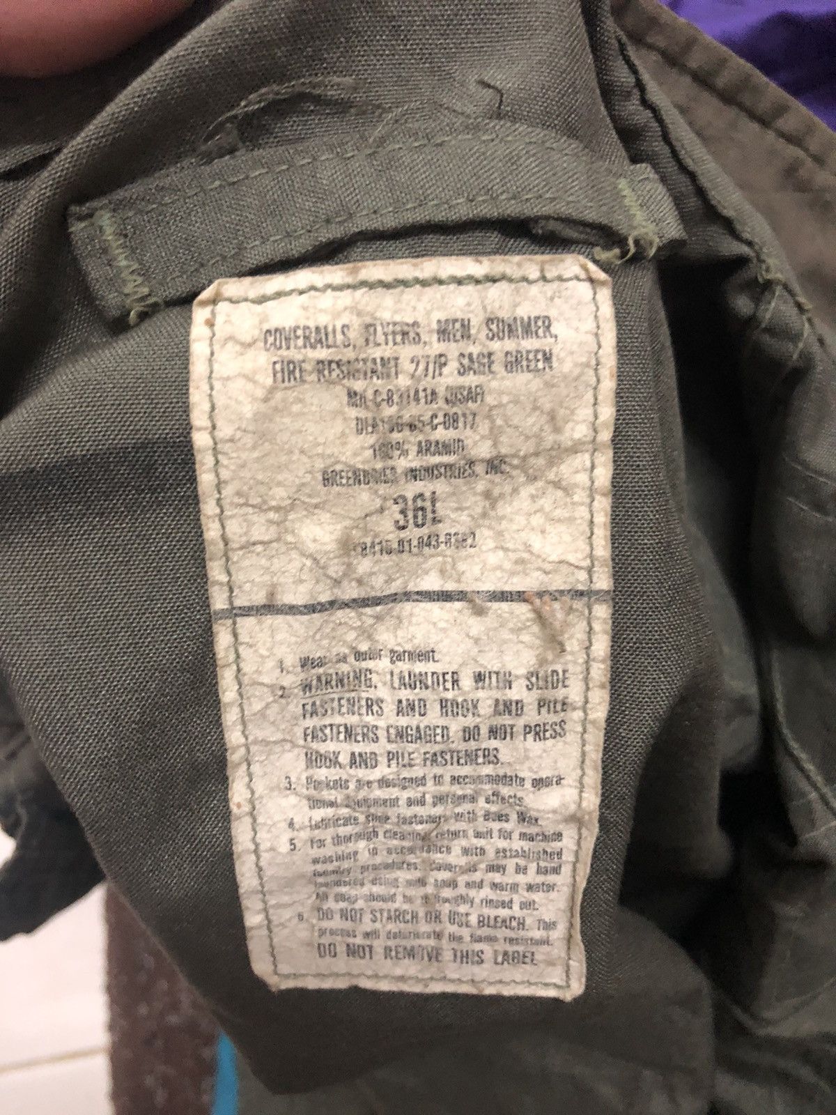 Japanese Brand Vintage Greenbrier Industries Faded Overalls Size US 31 - 15 Thumbnail