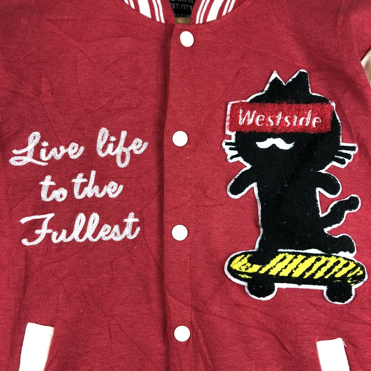 Japanese Brand Modish Gave Skater Streetstyle Varsity Jacket Size US M / EU 48-50 / 2 - 5 Thumbnail