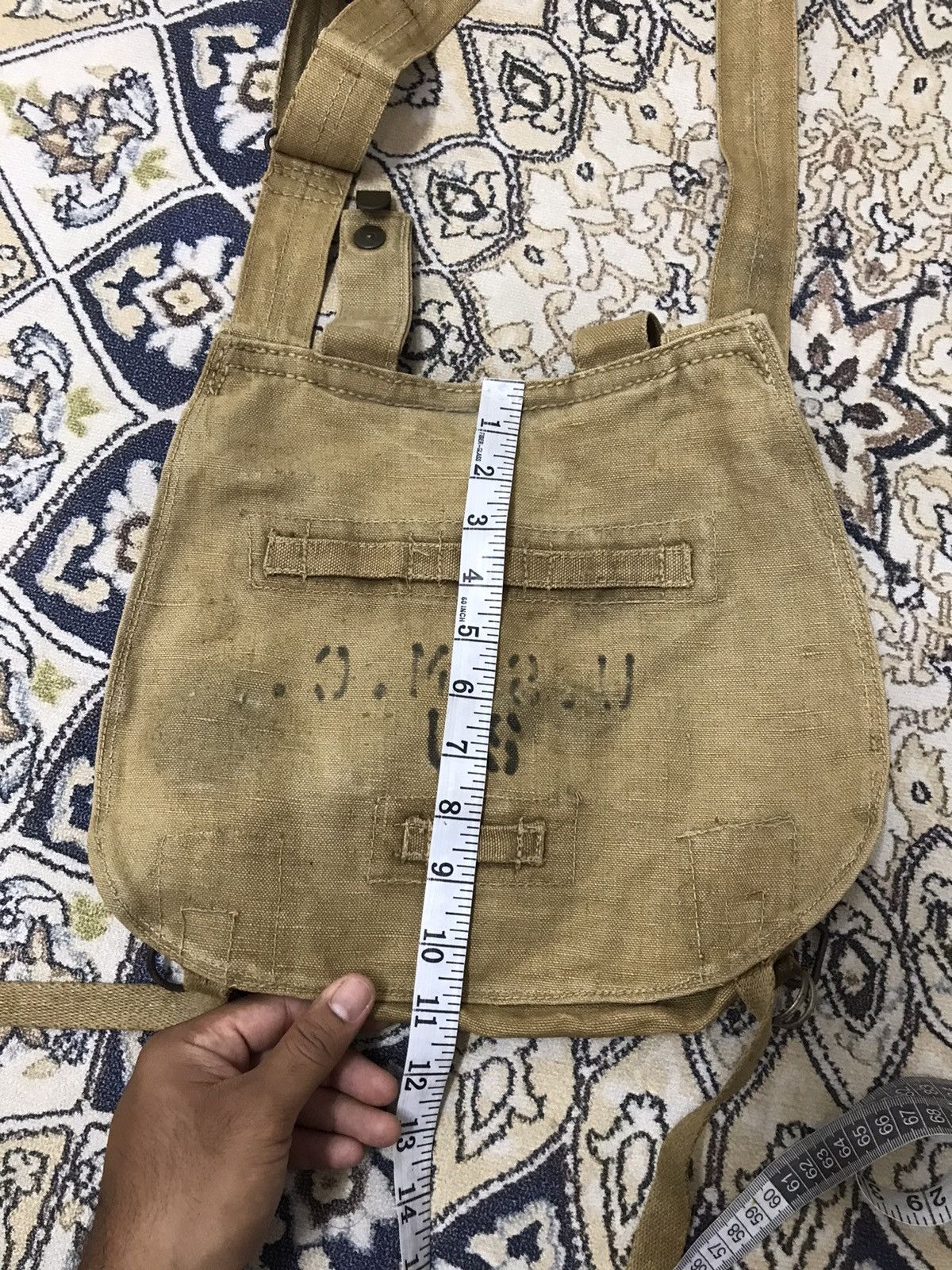 Vintage Rare❗️Vintage 60s U.S Marine Corps Sling Bags Like Kapital Size ONE SIZE - 24 Thumbnail