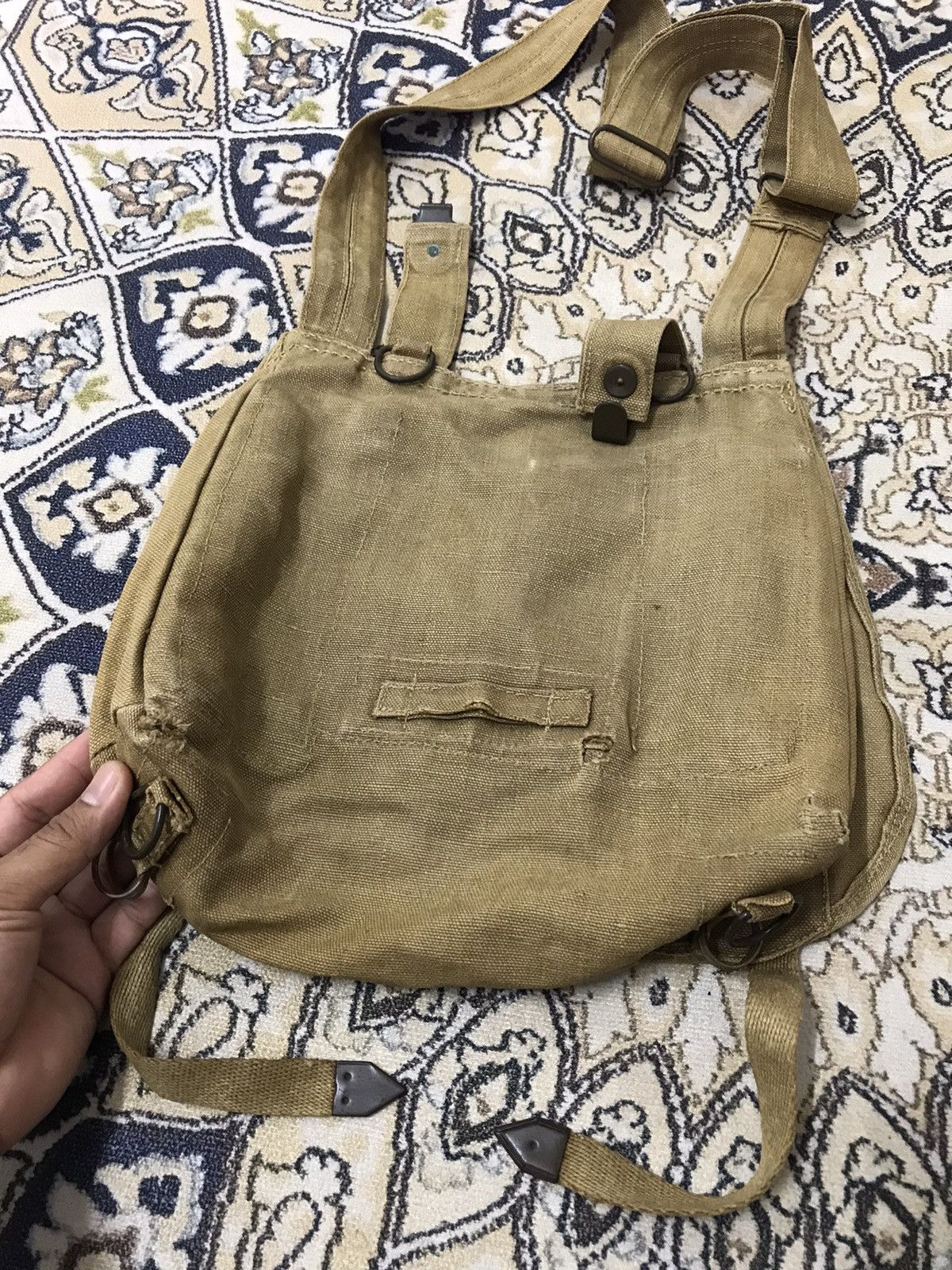 Vintage Rare❗️Vintage 60s U.S Marine Corps Sling Bags Like Kapital Size ONE SIZE - 21 Thumbnail