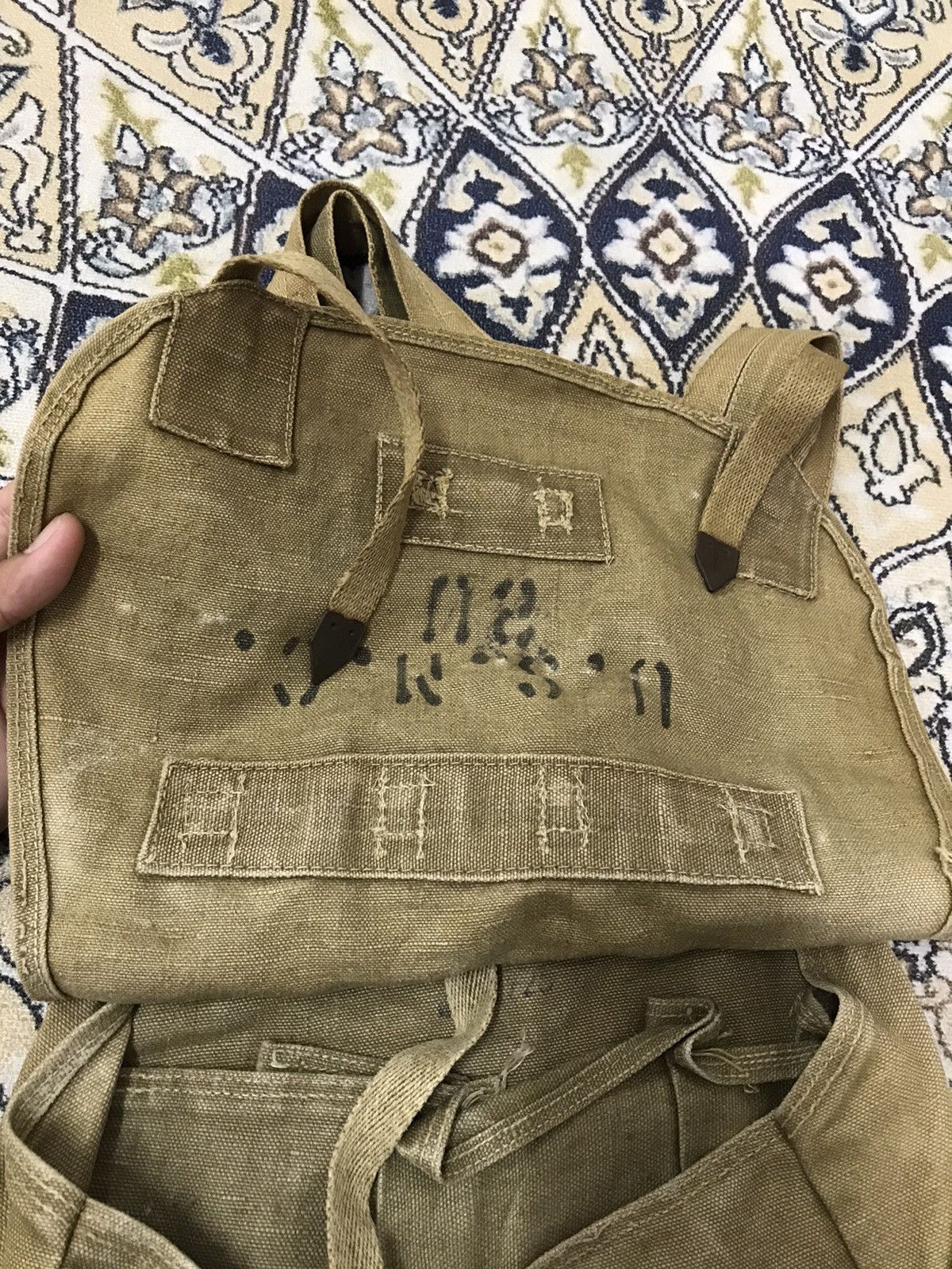 Vintage Rare❗️Vintage 60s U.S Marine Corps Sling Bags Like Kapital Size ONE SIZE - 14 Thumbnail