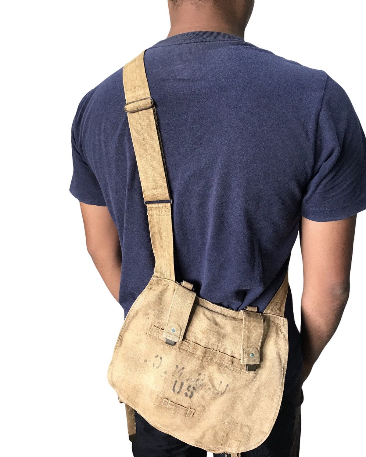 Vintage Rare❗️Vintage 60s U.S Marine Corps Sling Bags Like Kapital Size ONE SIZE - 4 Thumbnail