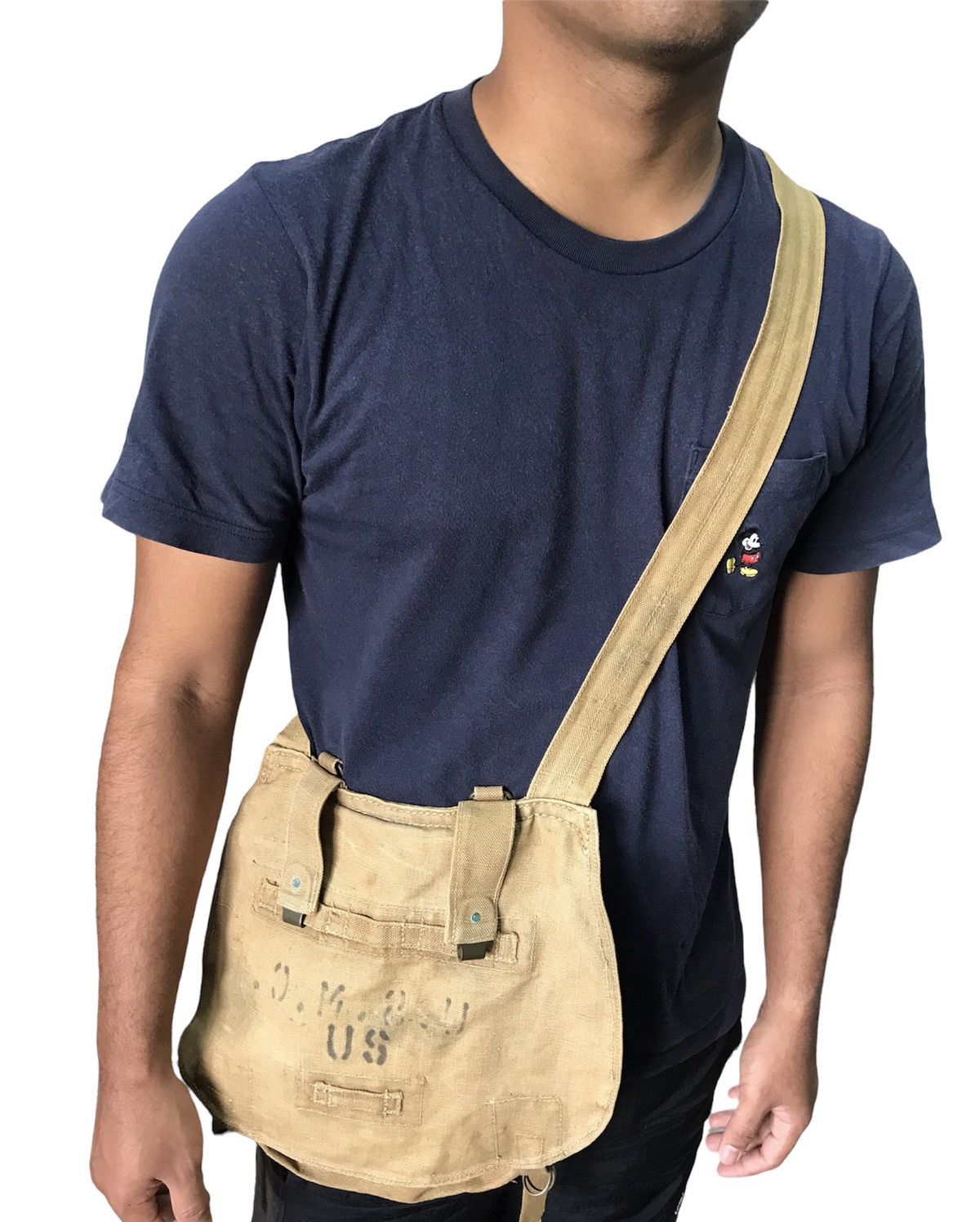 Vintage Rare❗️Vintage 60s U.S Marine Corps Sling Bags Like Kapital Size ONE SIZE - 5 Thumbnail