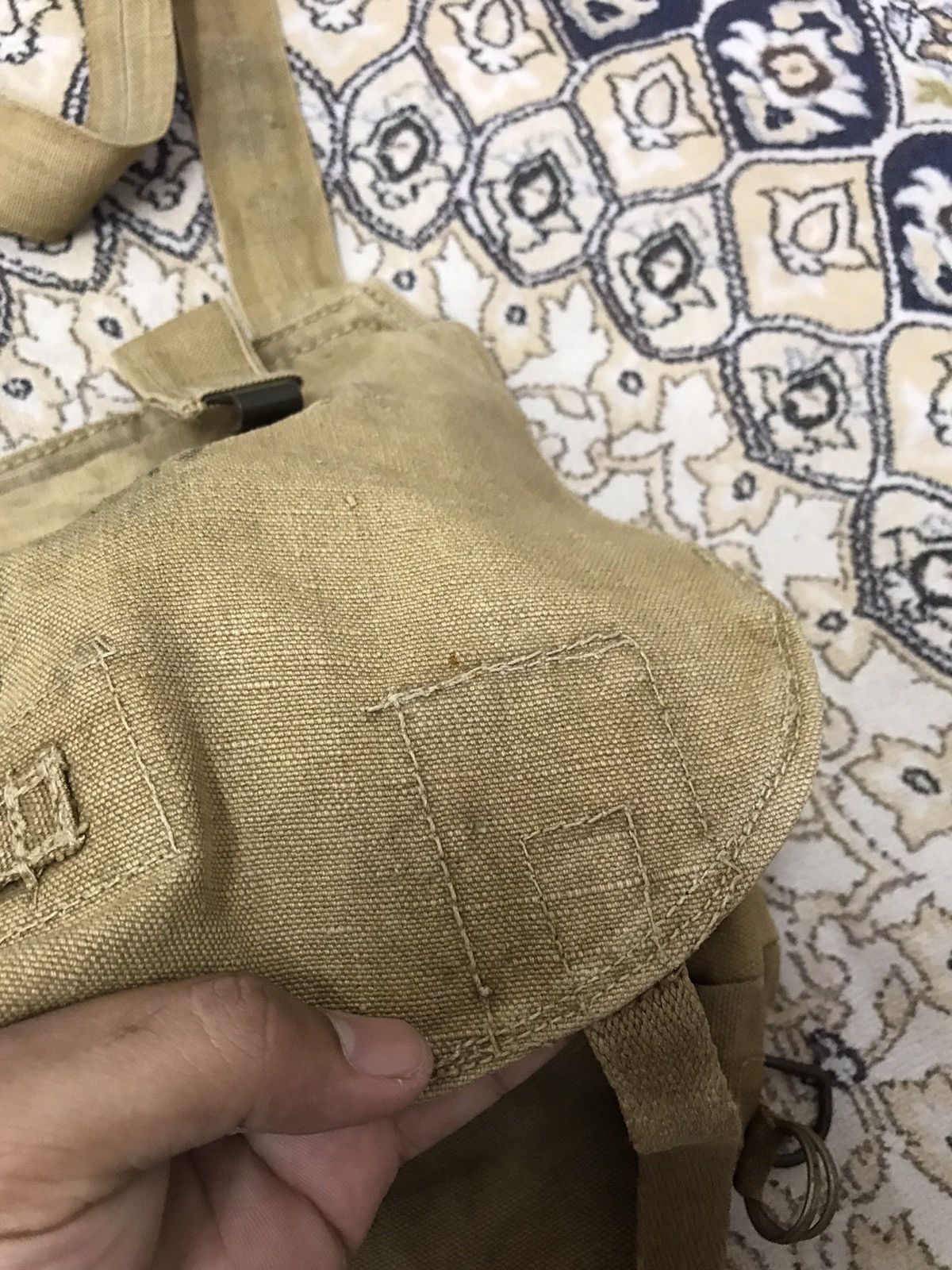 Vintage Rare❗️Vintage 60s U.S Marine Corps Sling Bags Like Kapital Size ONE SIZE - 10 Thumbnail