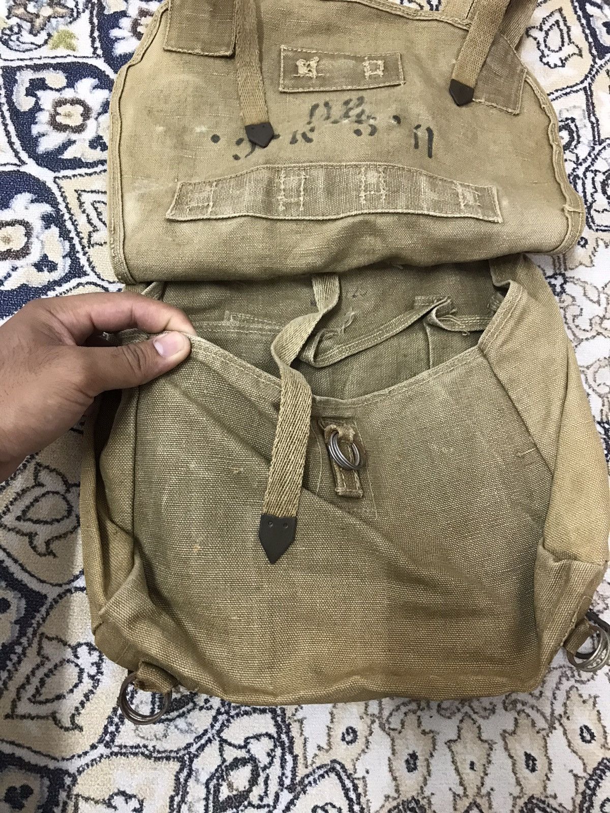 Vintage Rare❗️Vintage 60s U.S Marine Corps Sling Bags Like Kapital Size ONE SIZE - 13 Thumbnail