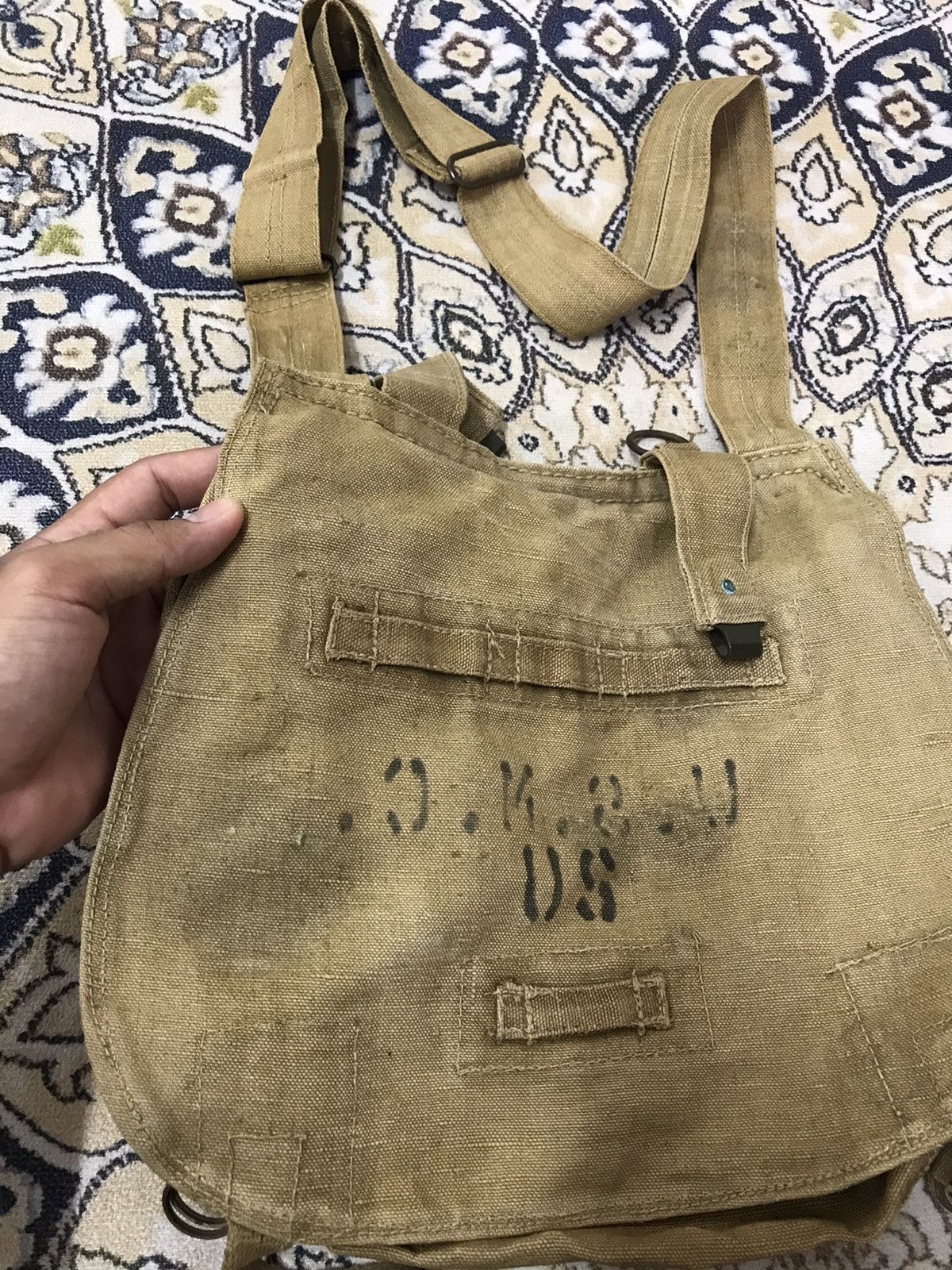 Vintage Rare❗️Vintage 60s U.S Marine Corps Sling Bags Like Kapital Size ONE SIZE - 12 Thumbnail