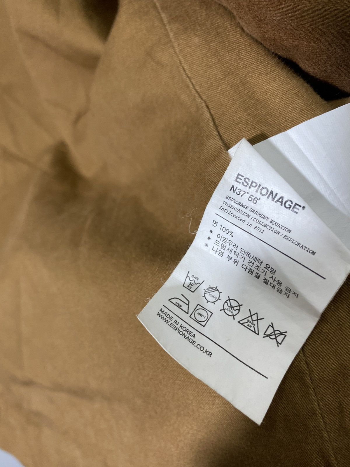 Japanese Brand espionage N37'56' workwear jacket Size US L / EU 52-54 / 3 - 7 Thumbnail