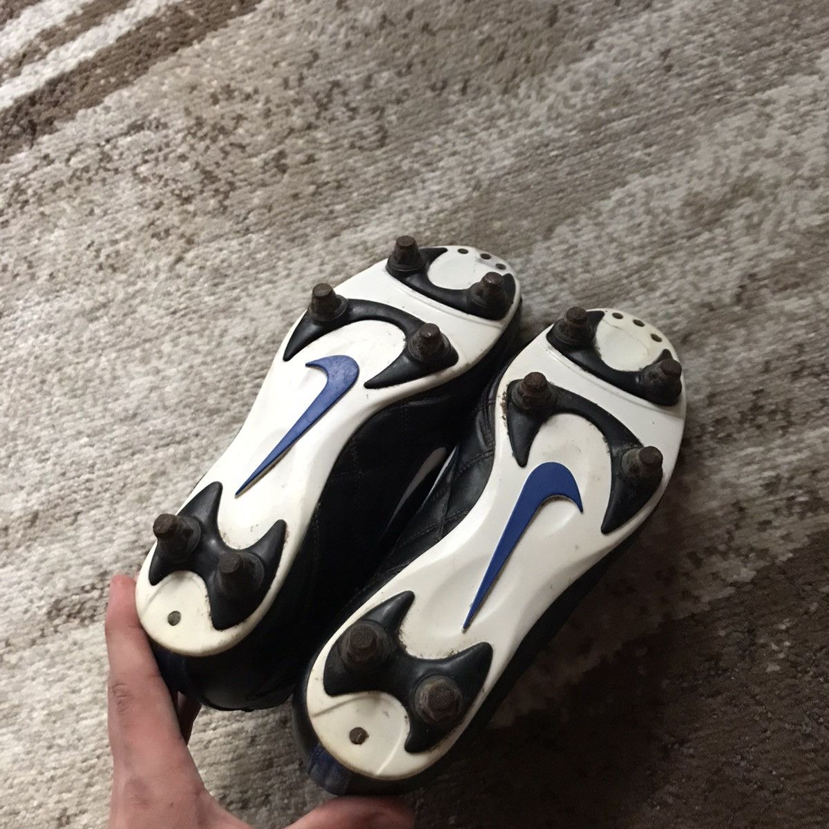 Nike × Vintage RARE! Nike Tiempo SG Leather Boots size 41/42 Vintage Size US 8.5 / EU 41-42 - 5 Thumbnail