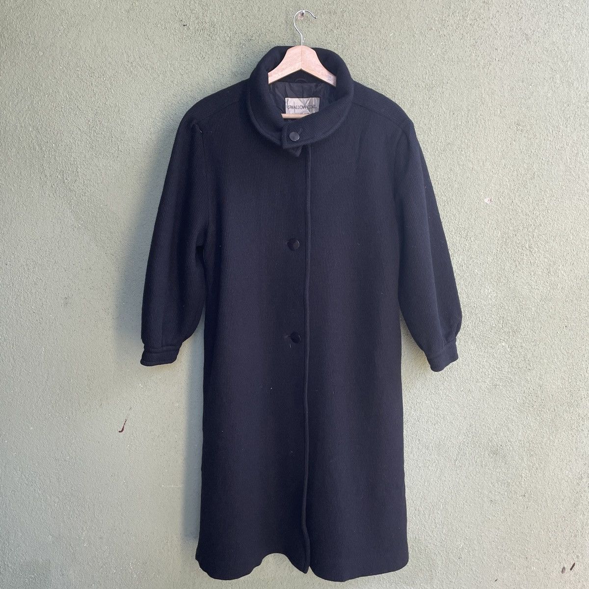 Japanese Brand Vintage Swallow Coat Black Japanese Brand Long Jacket Size US L / EU 52-54 / 3 - 1 Thumbnail