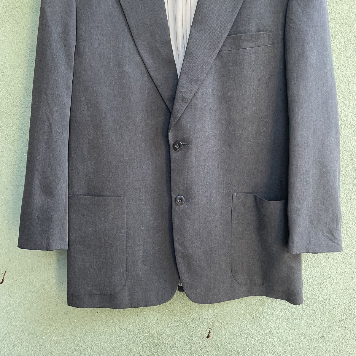 Burberry Vintage Burberrys Grey Blazer Coat Jacket Size L Size US L / EU 52-54 / 3 - 4 Thumbnail