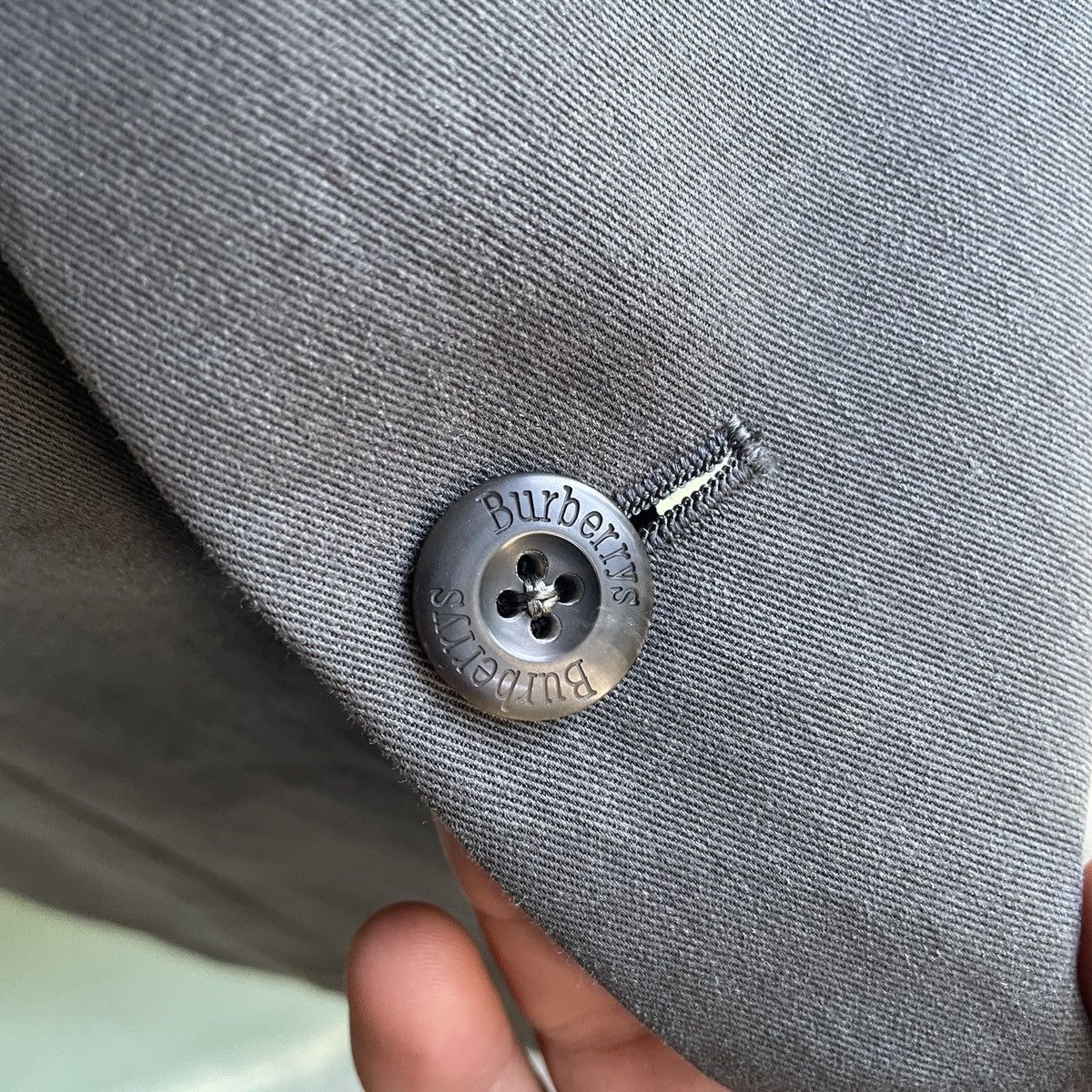 Burberry Vintage Burberrys Grey Blazer Coat Jacket Size L Size US L / EU 52-54 / 3 - 5 Thumbnail