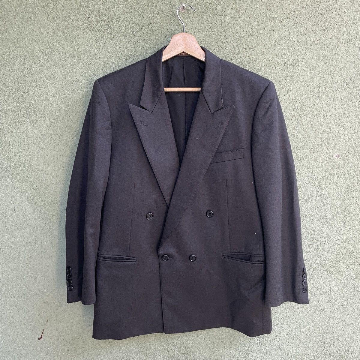 Givenchy Vintage Givenchy Black Blazer Coat Jacket Size M Size US M / EU 48-50 / 2 - 1 Thumbnail