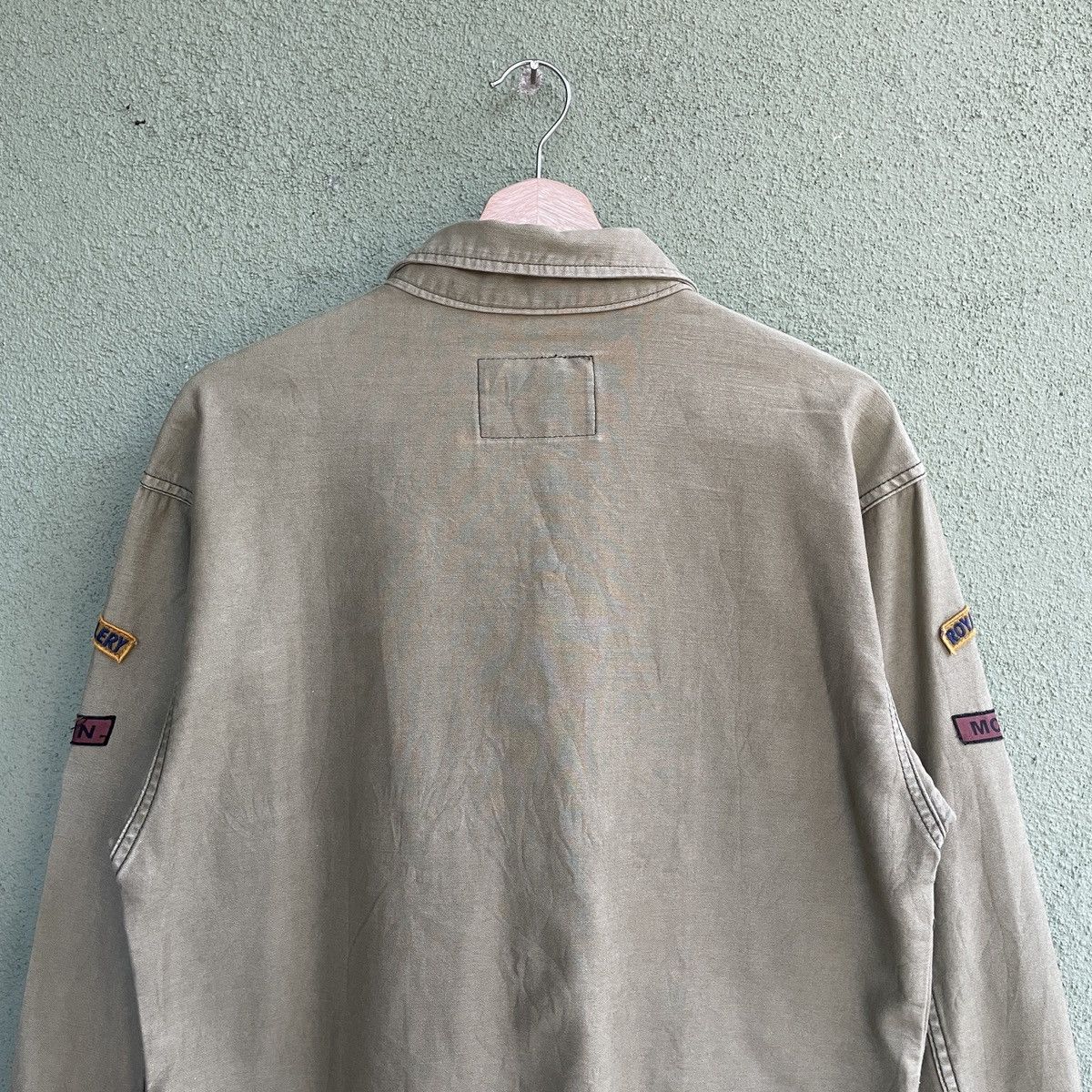Vintage Vintage Military Faded Button Ups Patch Long Sleeve Shirt Size US M / EU 48-50 / 2 - 9 Thumbnail