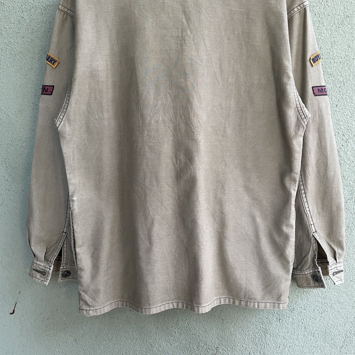Vintage Vintage Military Faded Button Ups Patch Long Sleeve Shirt Size US M / EU 48-50 / 2 - 8 Thumbnail
