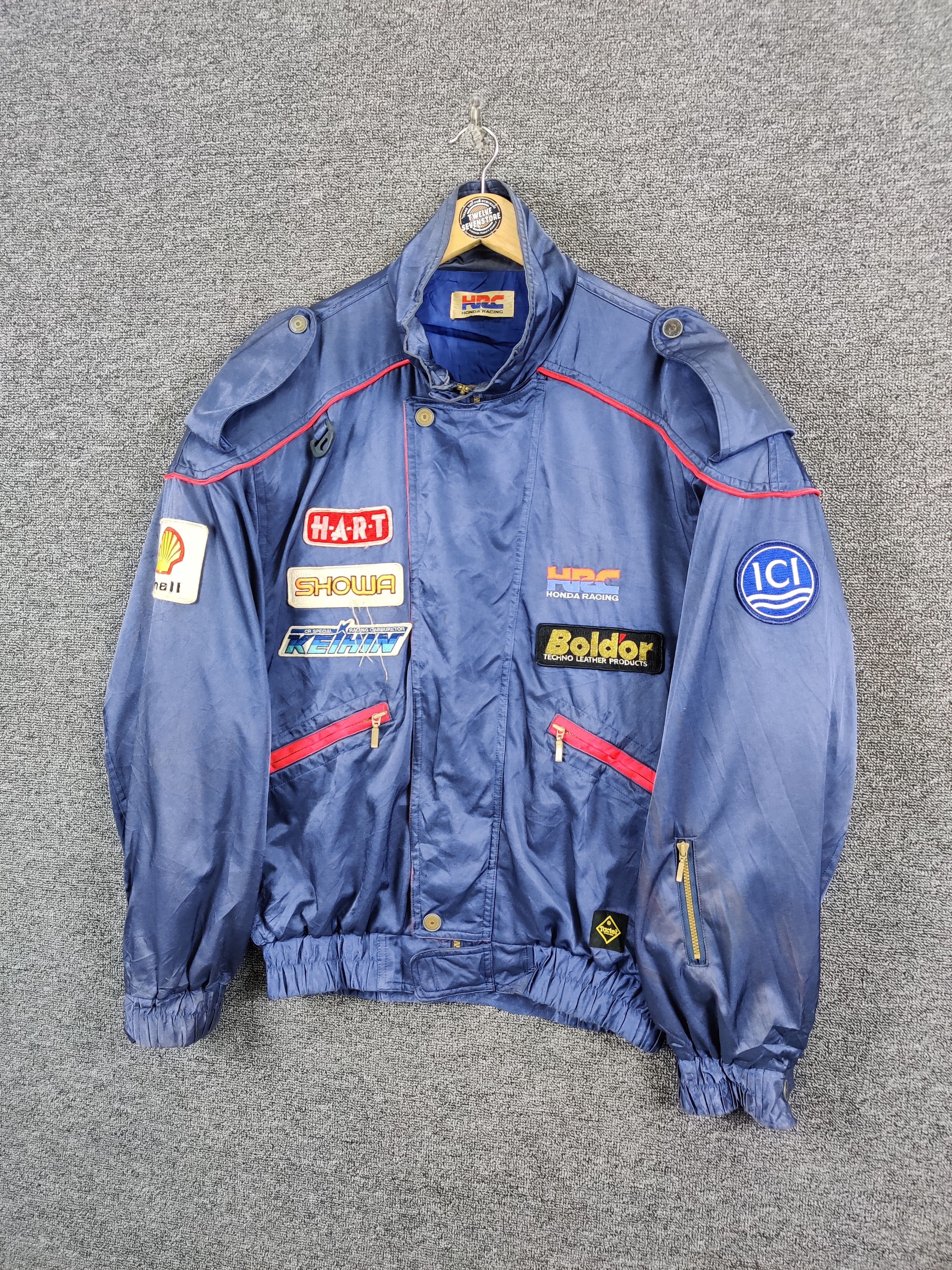 Honda Vintage Honda Racing Team Motorcycle Jacket Size US XXL / EU 58 / 5 - 2 Thumbnail