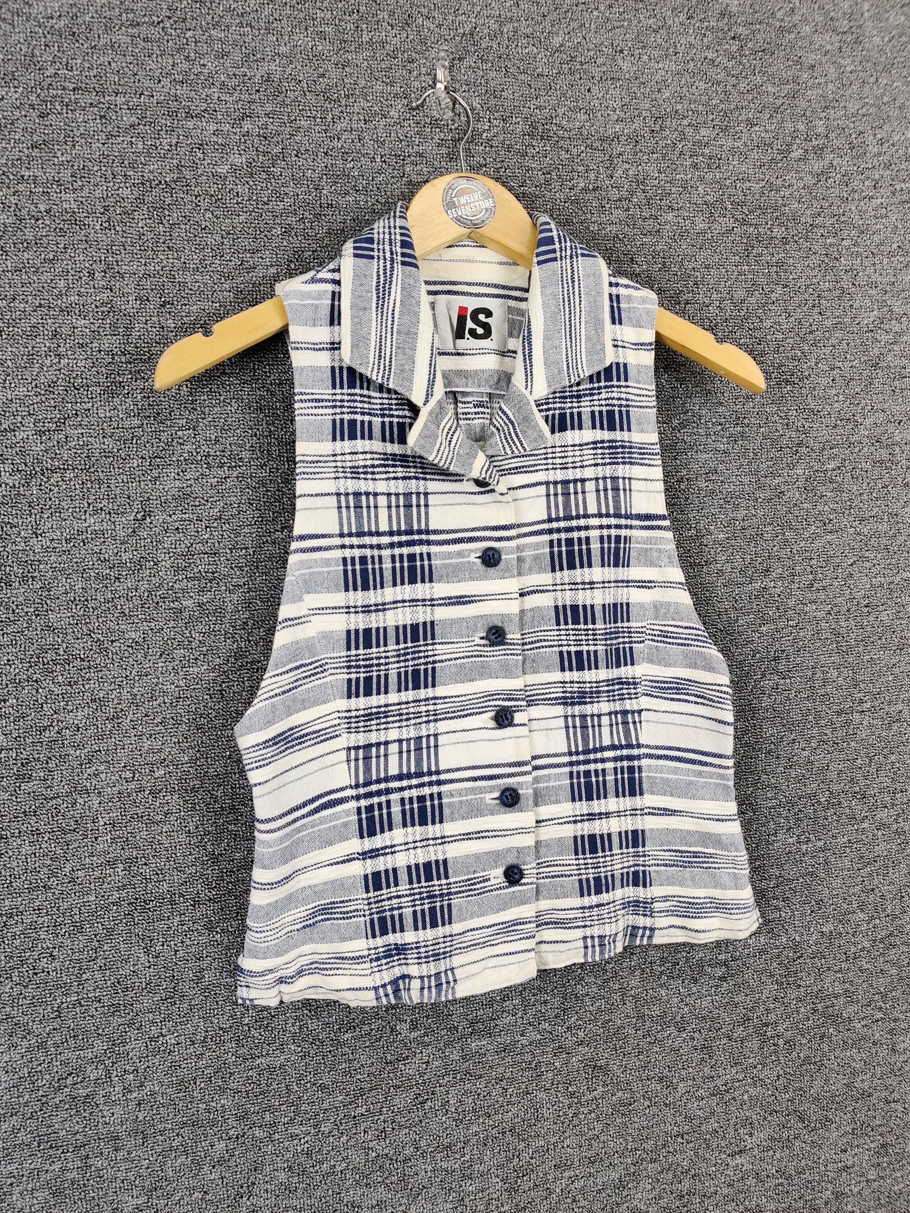 Issey Miyake Vintage Issey Miyake Plaid Vest Nice Design Size US XXS / EU 40 - 6 Thumbnail