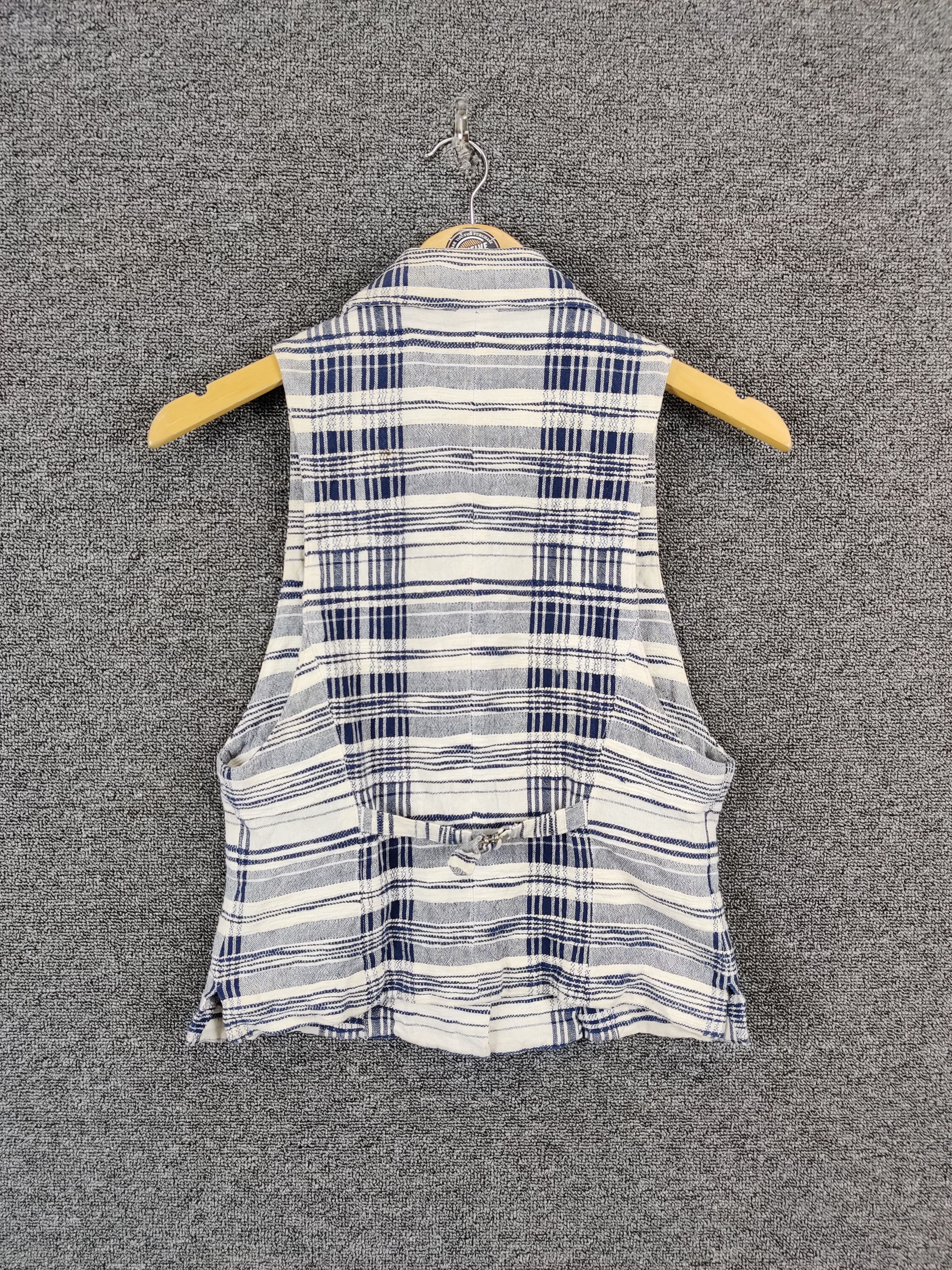 Issey Miyake Vintage Issey Miyake Plaid Vest Nice Design Size US XXS / EU 40 - 5 Thumbnail