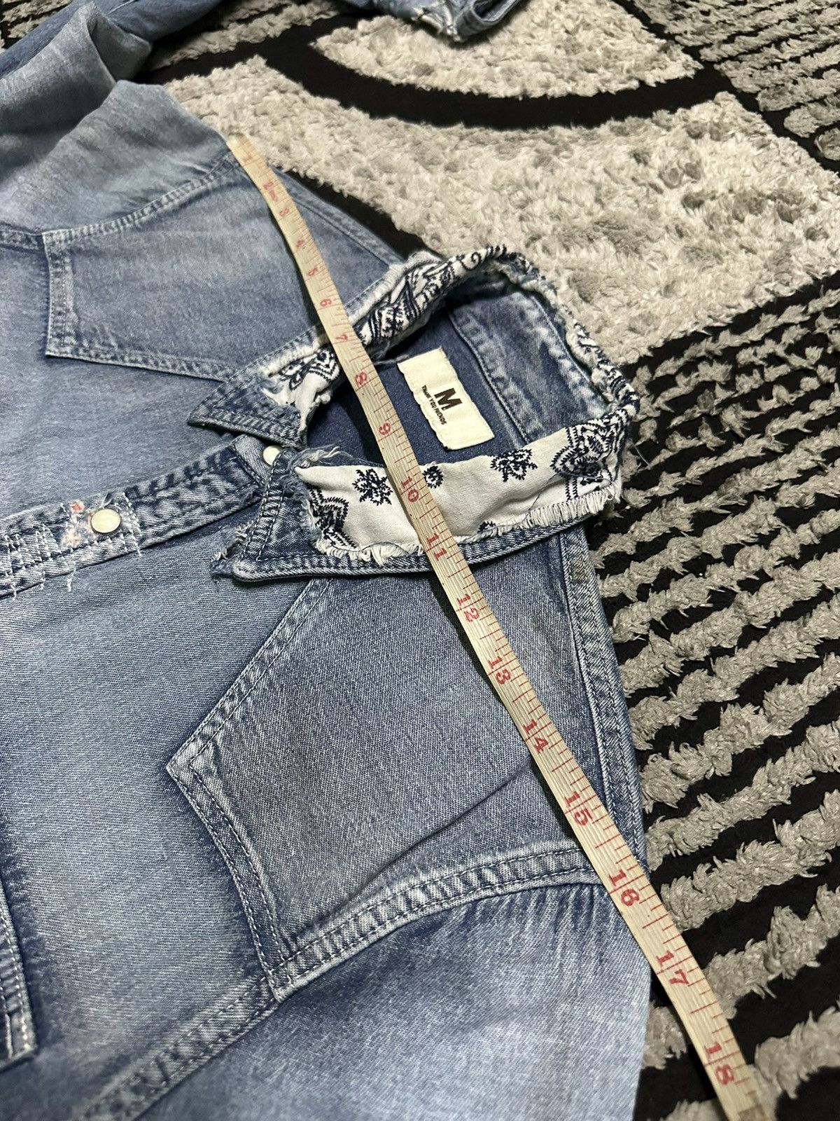 Japanese Brand Western denim shirts Size US M / EU 48-50 / 2 - 10 Thumbnail