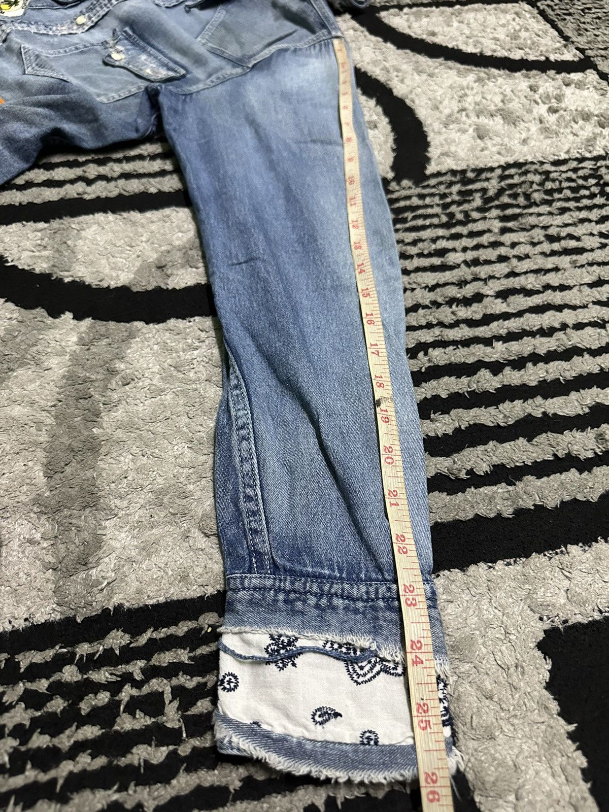 Japanese Brand Western denim shirts Size US M / EU 48-50 / 2 - 11 Thumbnail