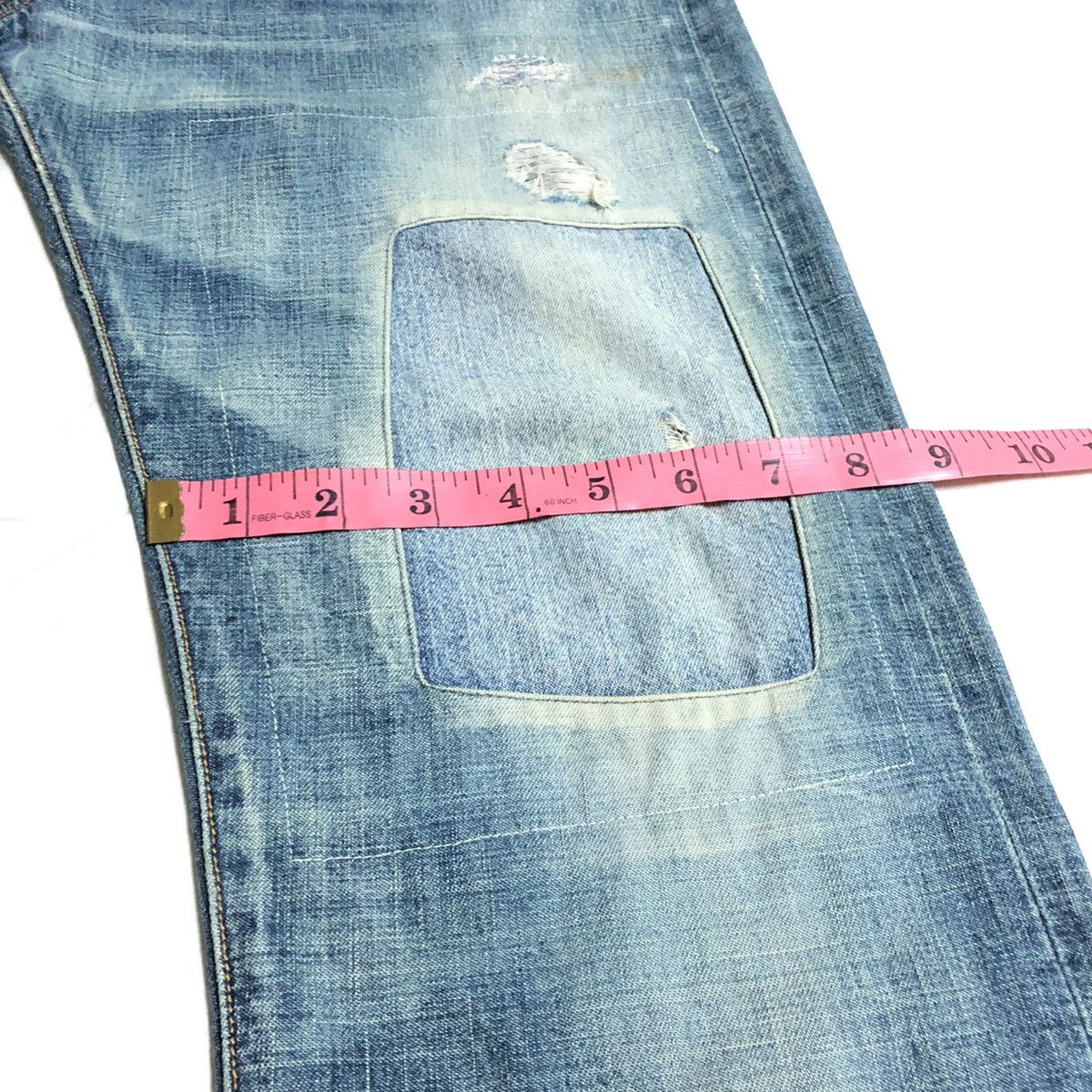 Japanese Brand RNA Japan Patchwork/Shashiko Distressed Denim Size US 30 / EU 46 - 11 Thumbnail