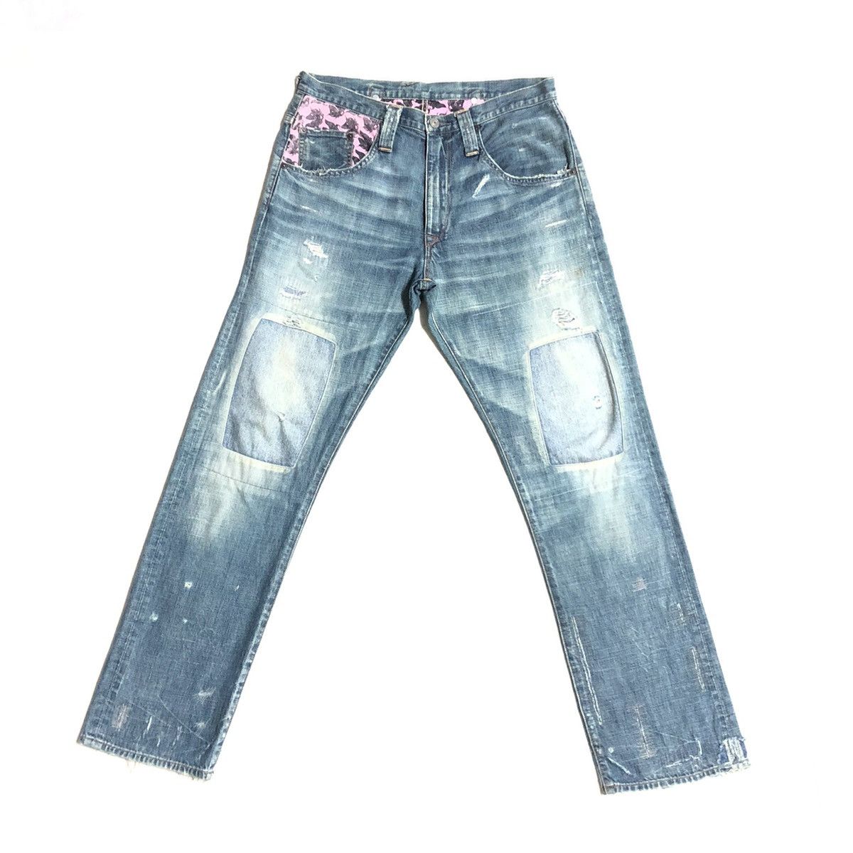 RNA Japan Patchwork/Shashiko Distressed Denim