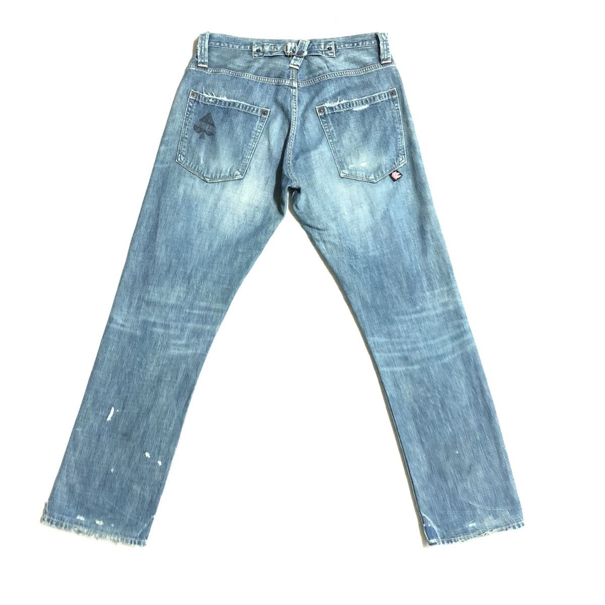 Japanese Brand RNA Japan Patchwork/Shashiko Distressed Denim Size US 30 / EU 46 - 16 Thumbnail