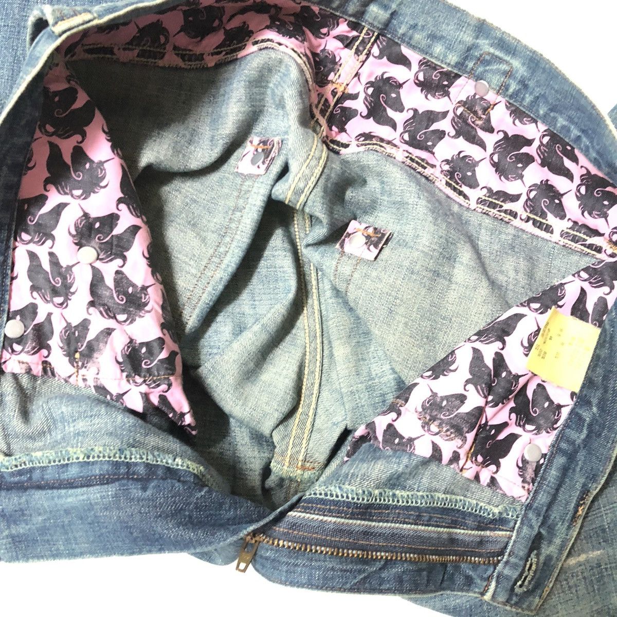 Japanese Brand RNA Japan Patchwork/Shashiko Distressed Denim Size US 30 / EU 46 - 12 Thumbnail